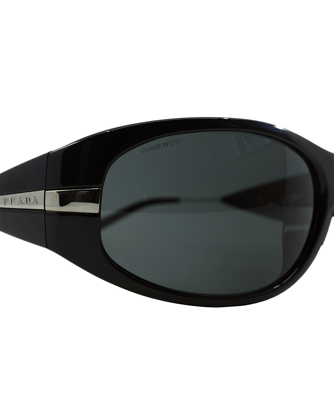 PRADA BLACK SHIELD SUNGLASSES