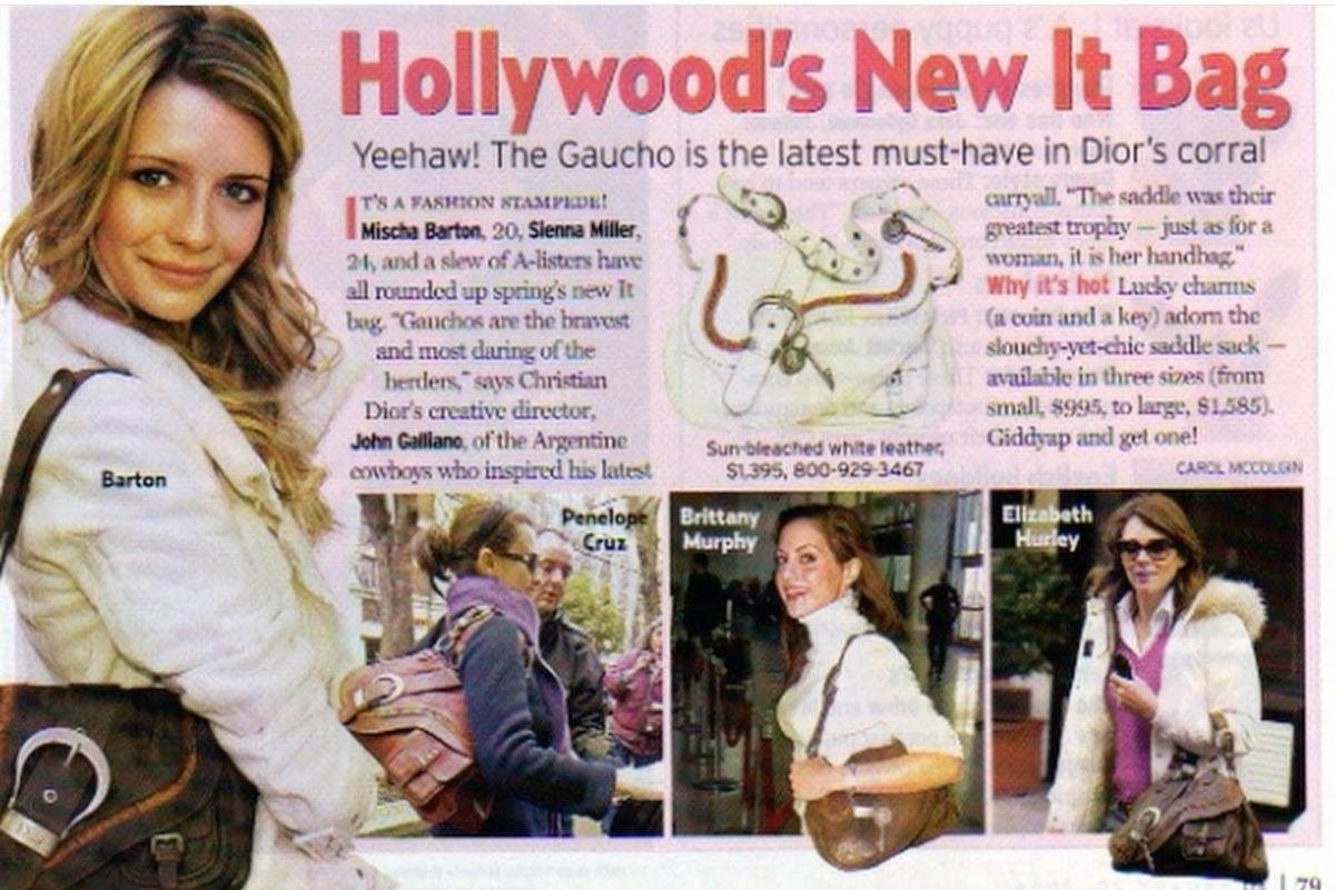 2006 Christian Dior Gaucho bag