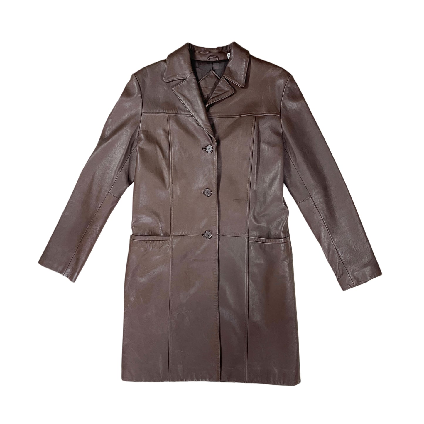 Preston & York lamb leather coat (S)