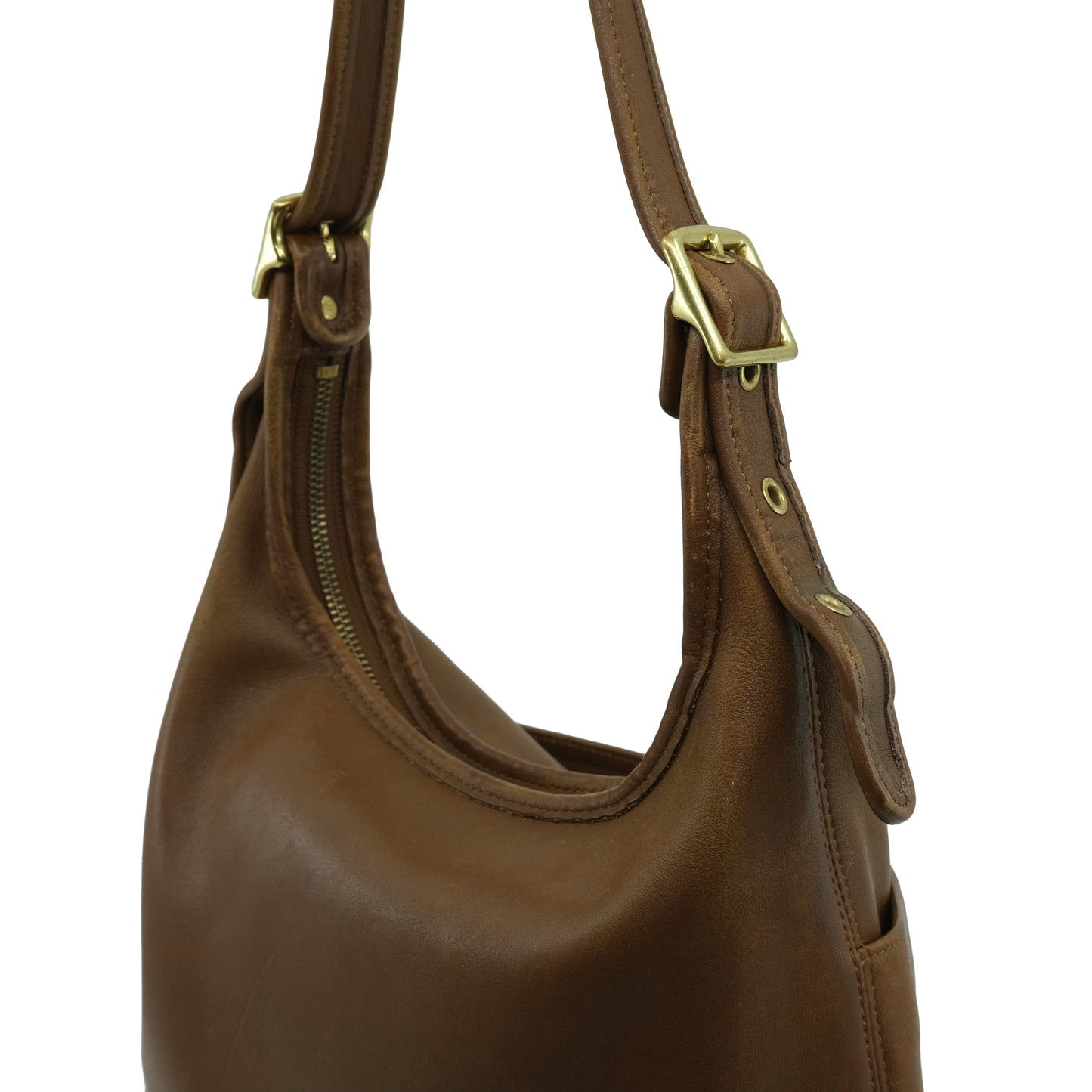 1990 COACH LEATHER HOBO BAG