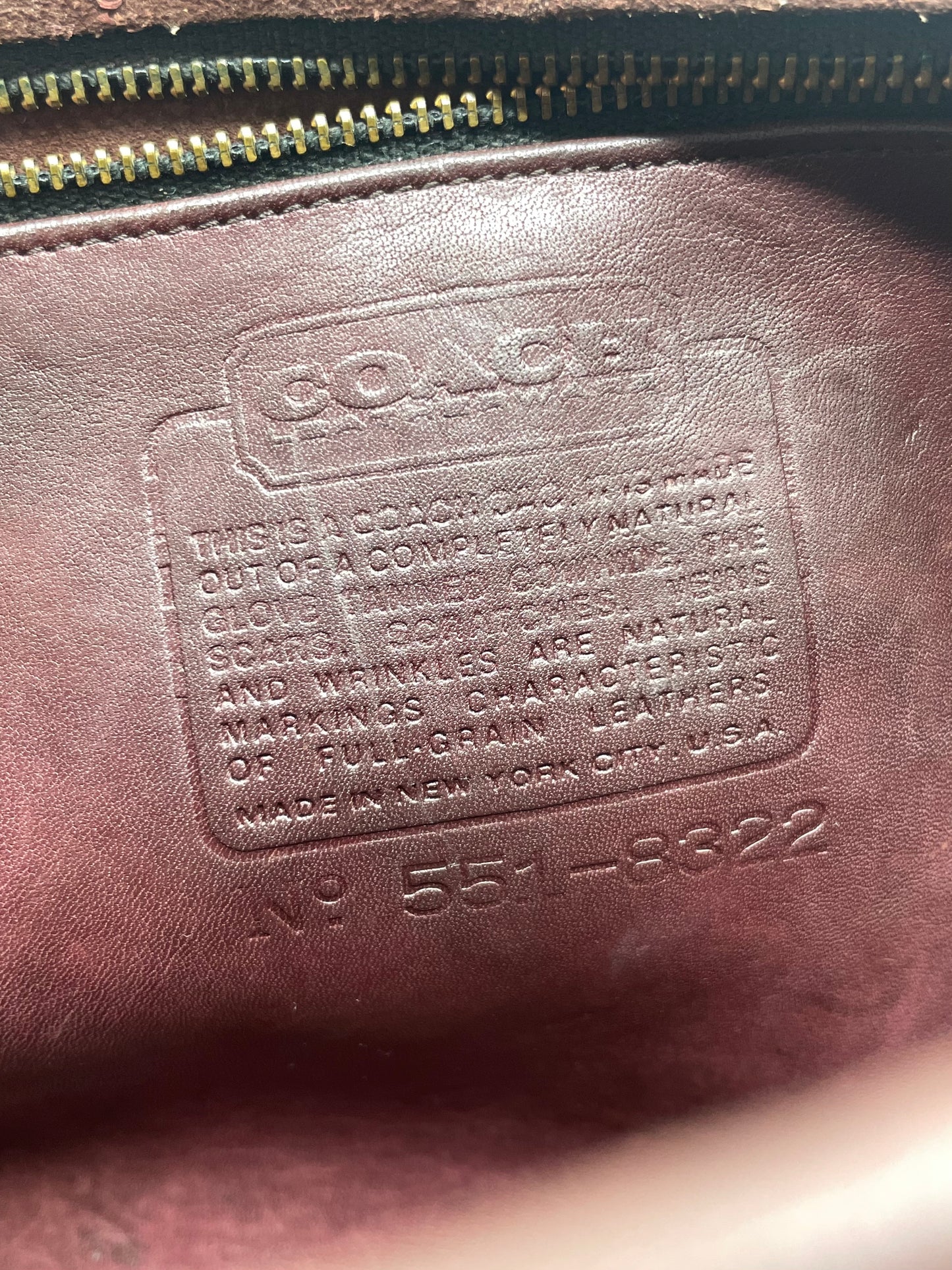Mid 70's Coach bag