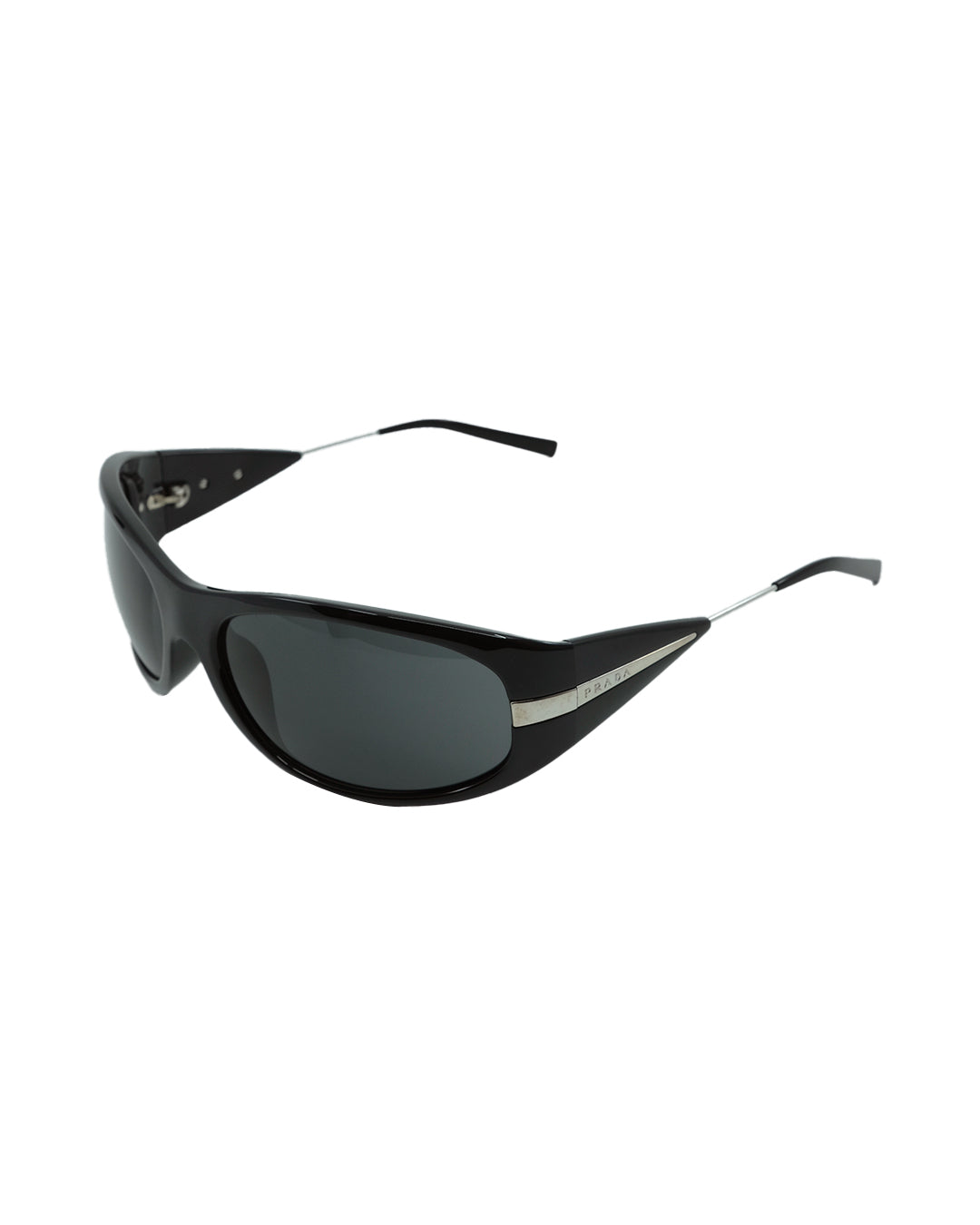 PRADA BLACK SHIELD SUNGLASSES