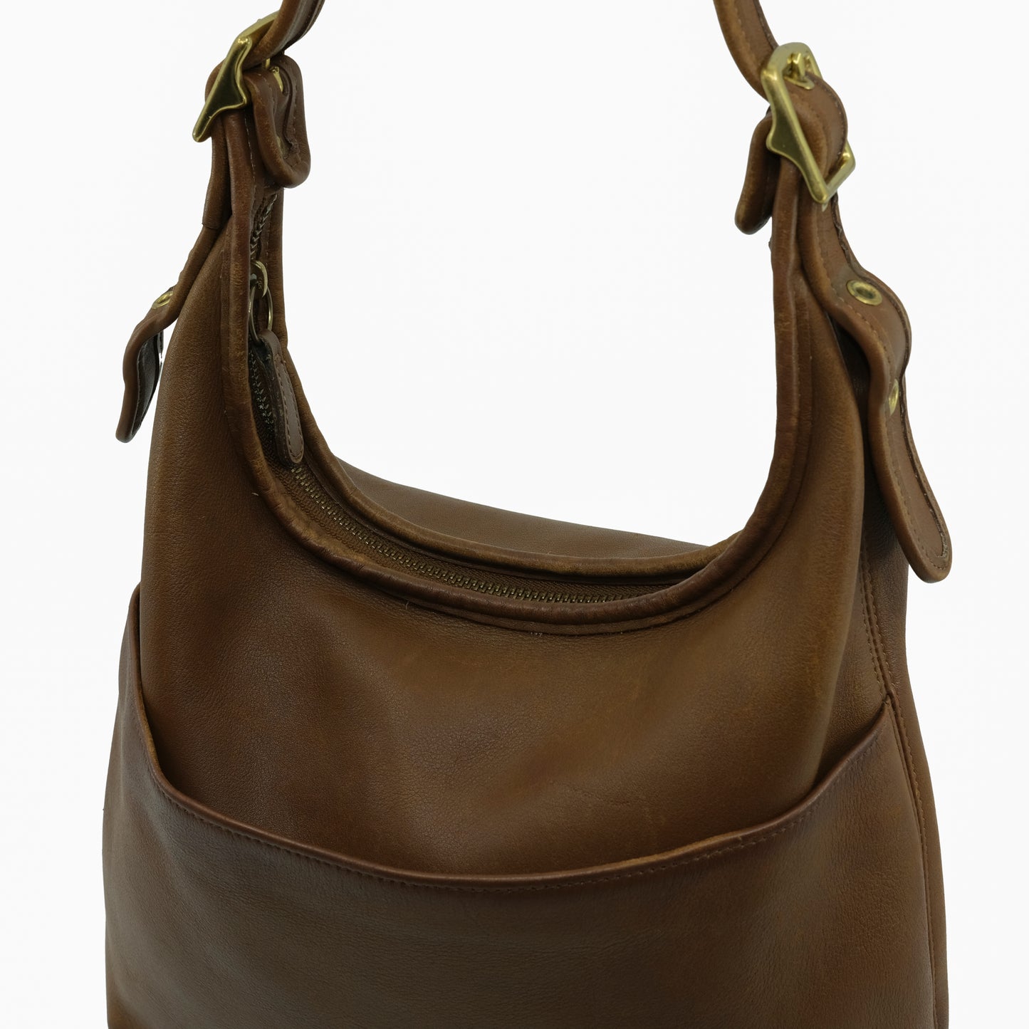 1990 COACH LEATHER HOBO BAG
