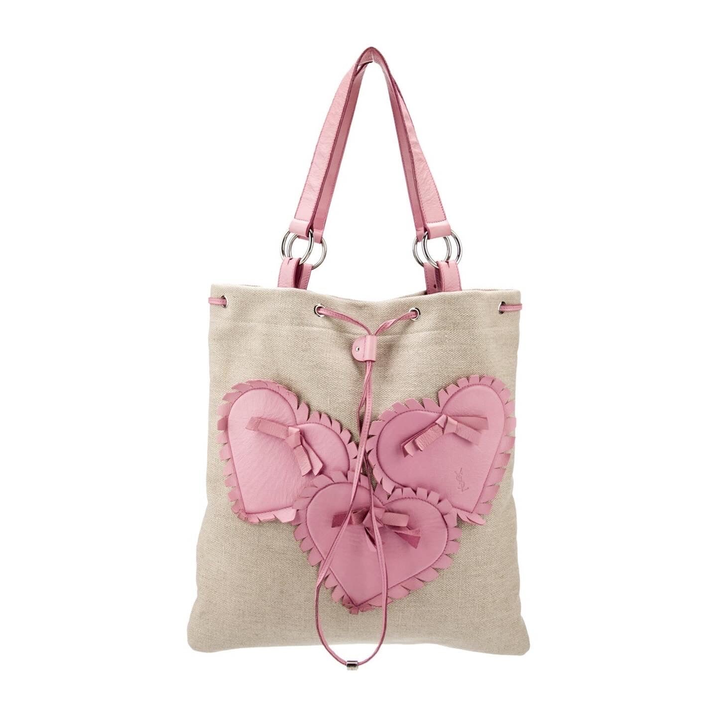 2006 Yves Saint Laurent heart tote