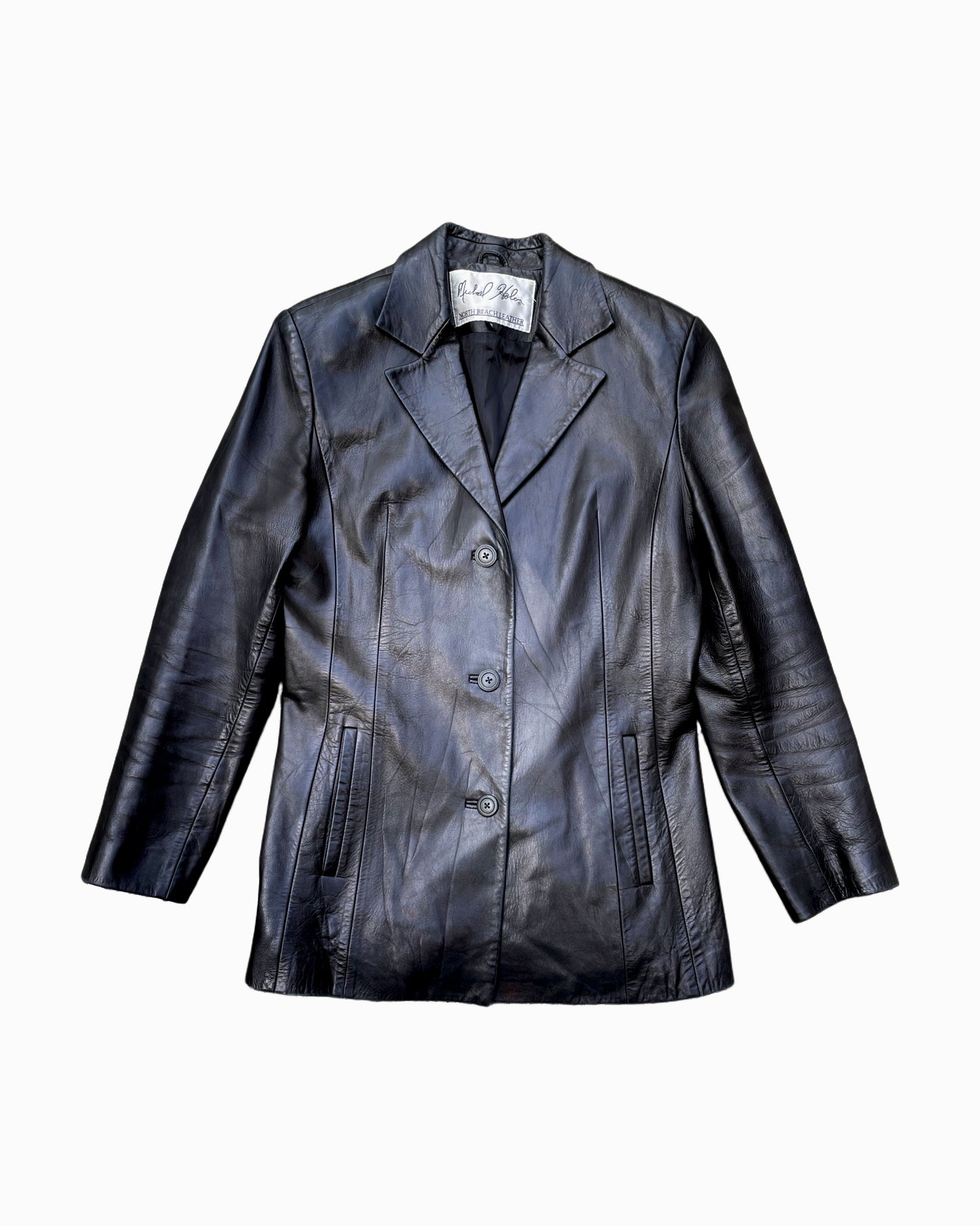 MICHAEL HOBAN NORTH BEACH LEATHER JACKET (M)