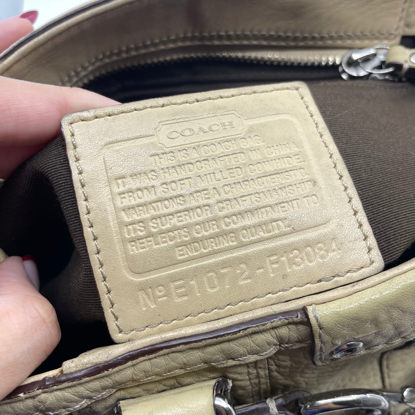 2010 Coach shoulder bag