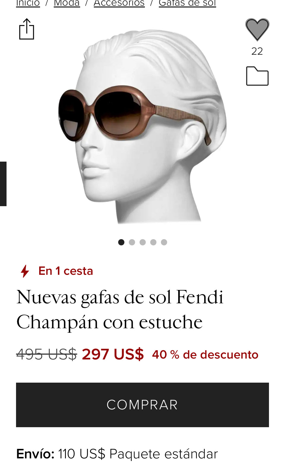 Fendi sunglasses FS 5072