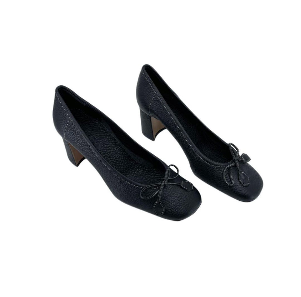 Prada bow heels