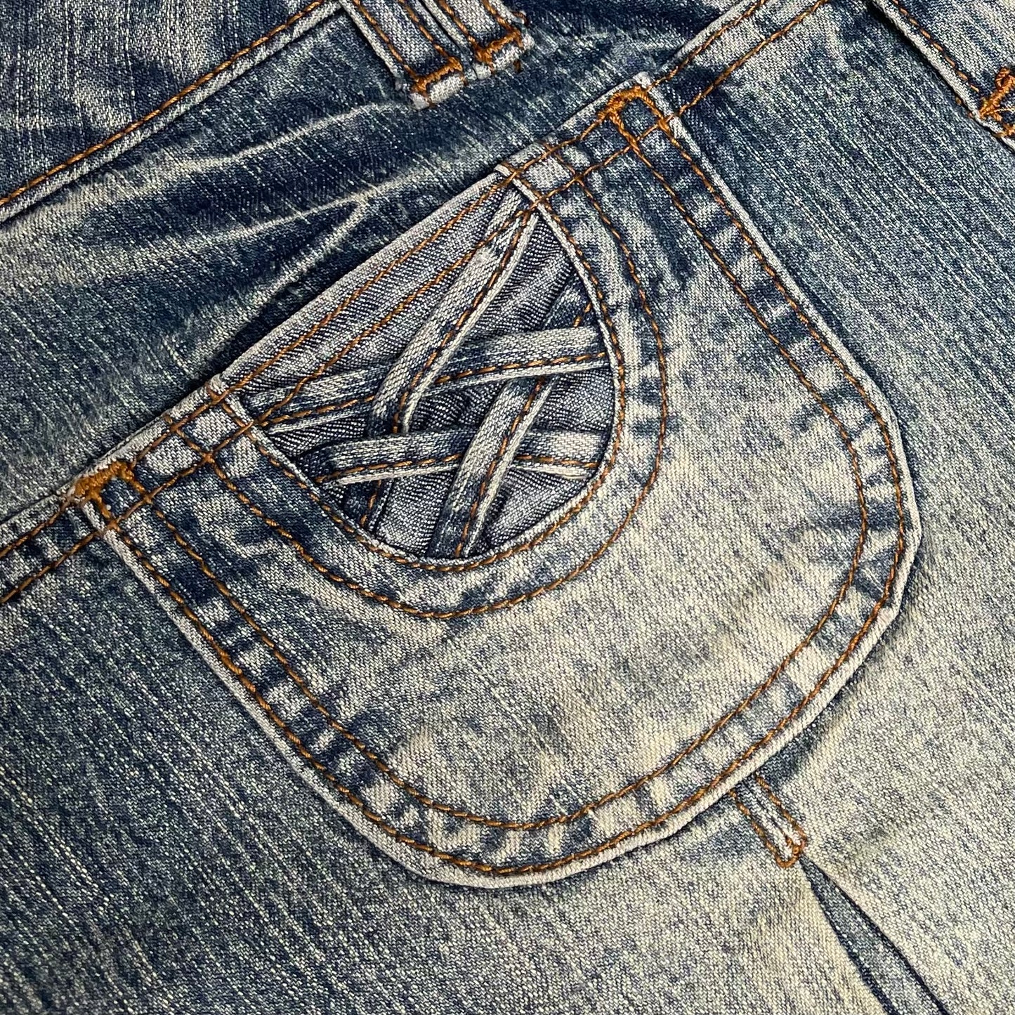 DENIM MINI SKIRT (S)