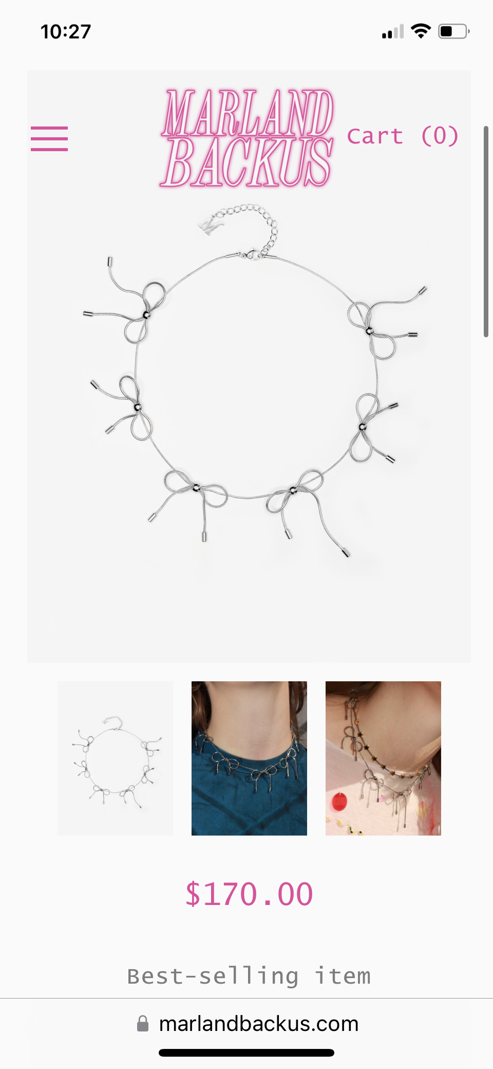 Marland Backus choker