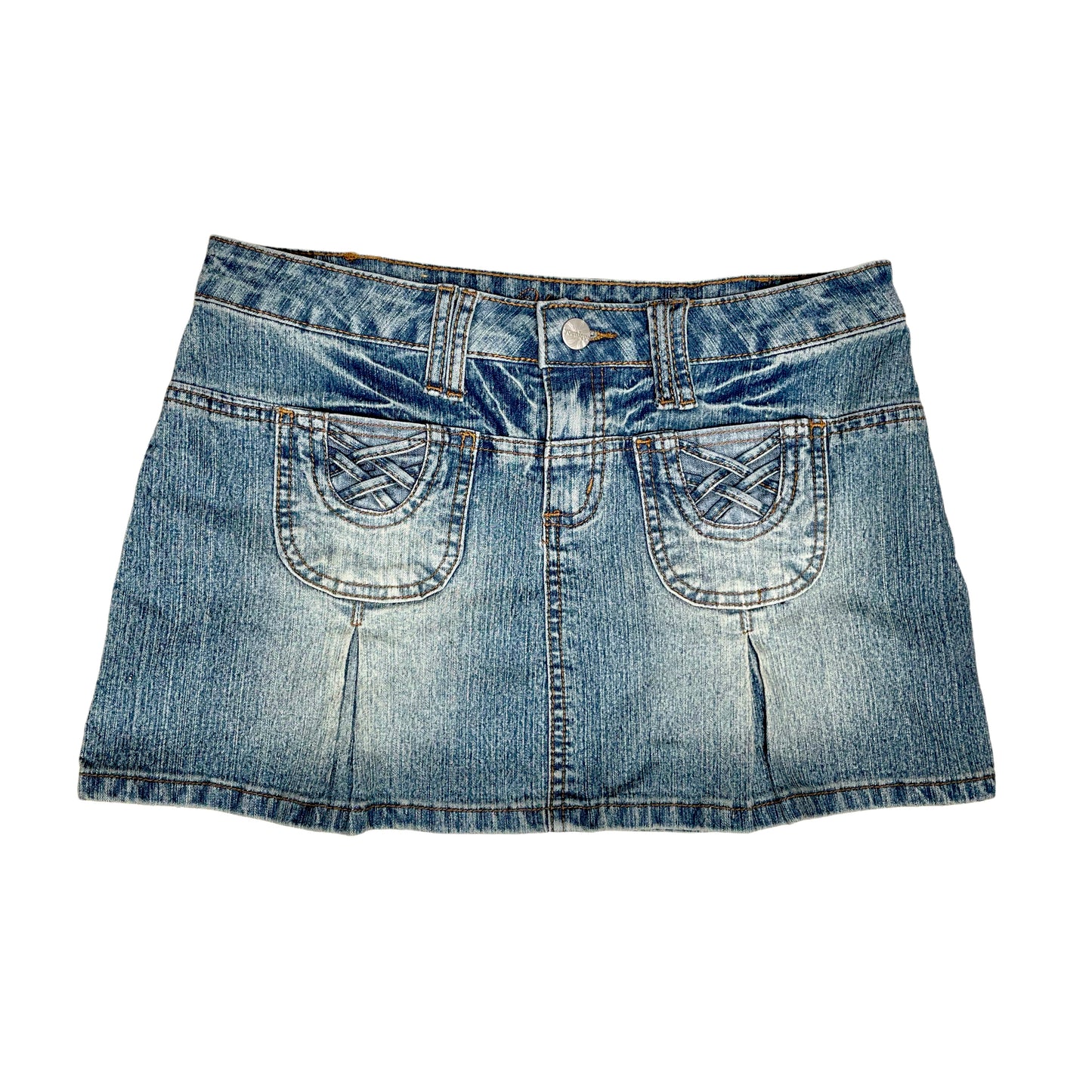 DENIM MINI SKIRT (S)