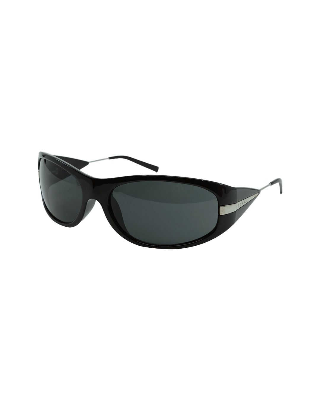 PRADA BLACK SHIELD SUNGLASSES
