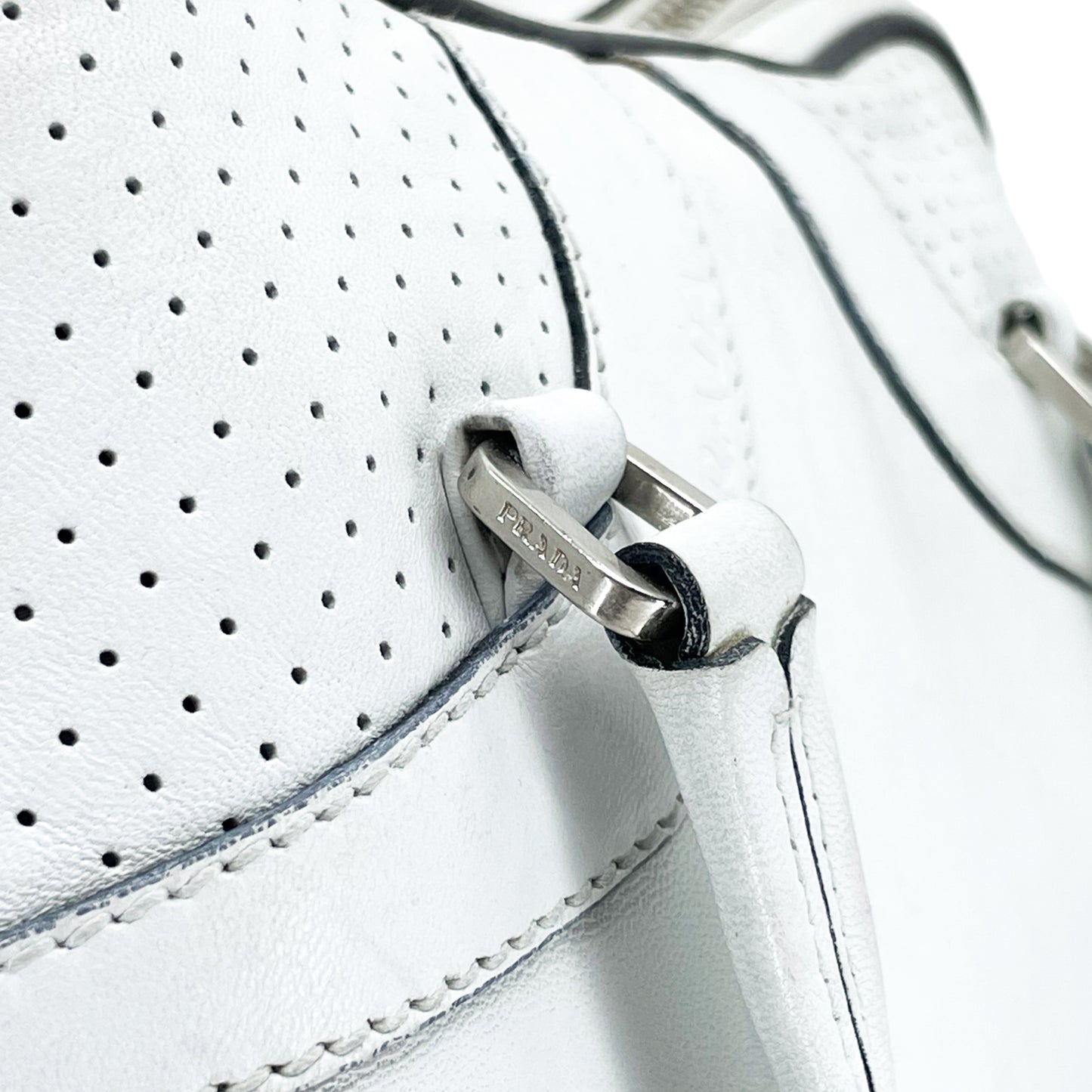 Prada vitello drive bowling bag