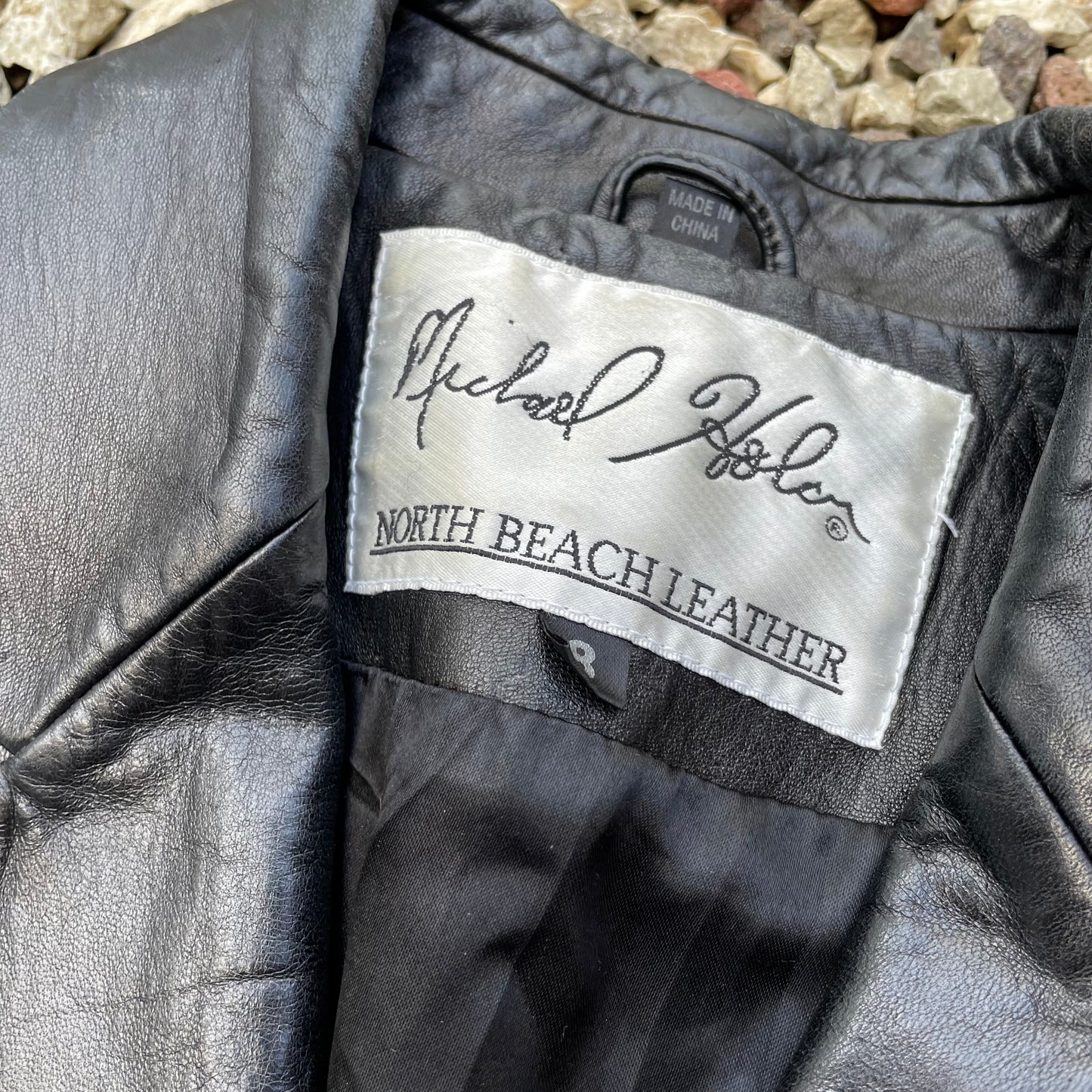 MICHAEL HOBAN NORTH BEACH LEATHER JACKET (M)
