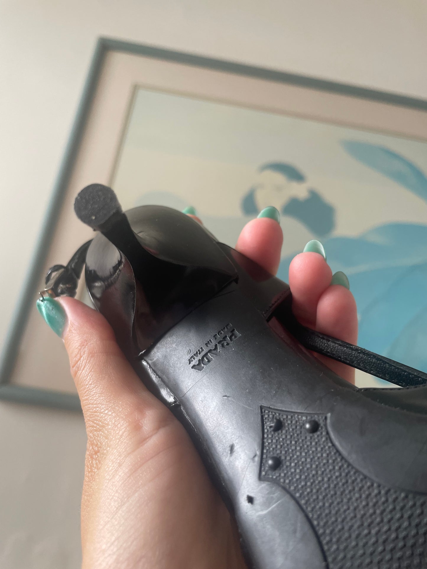 Prada vintage kitten heels
