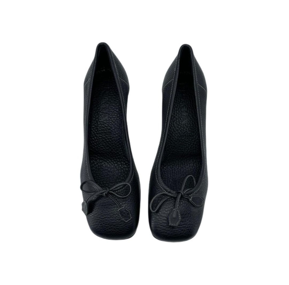 Prada bow heels