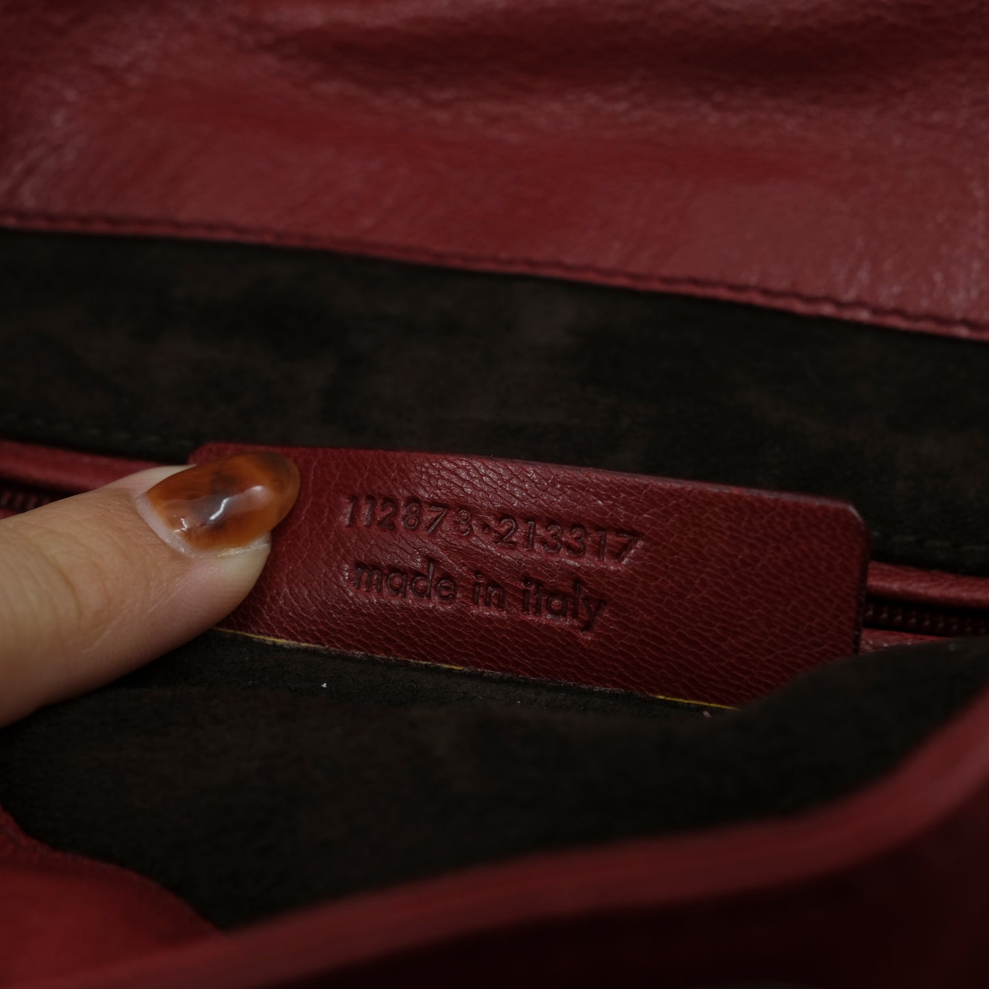 2003 Yves Saint Laurent Nadja leather shoulder bag