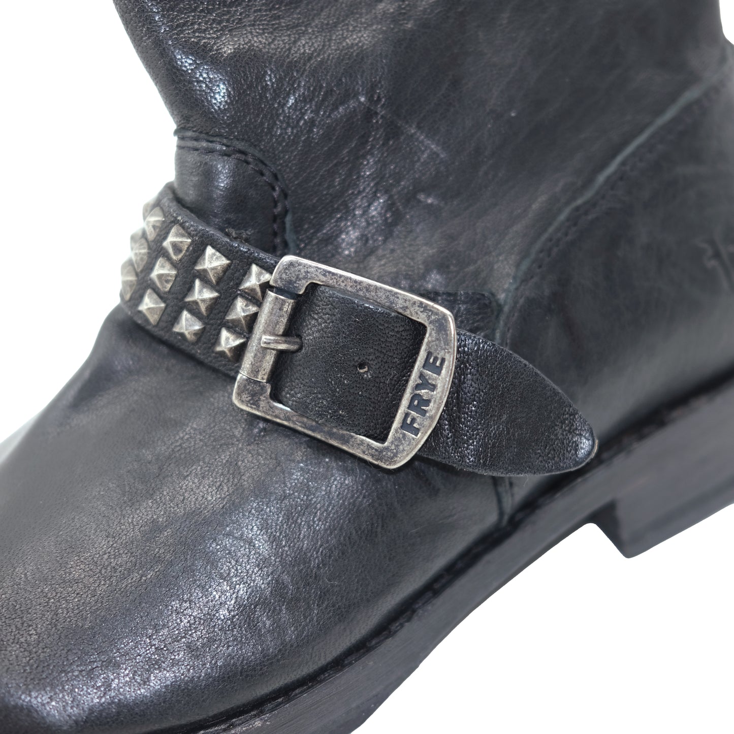 FRYE BIKER BOOTS (8.5)