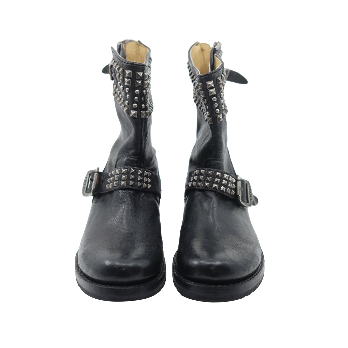 FRYE BIKER BOOTS (8.5)