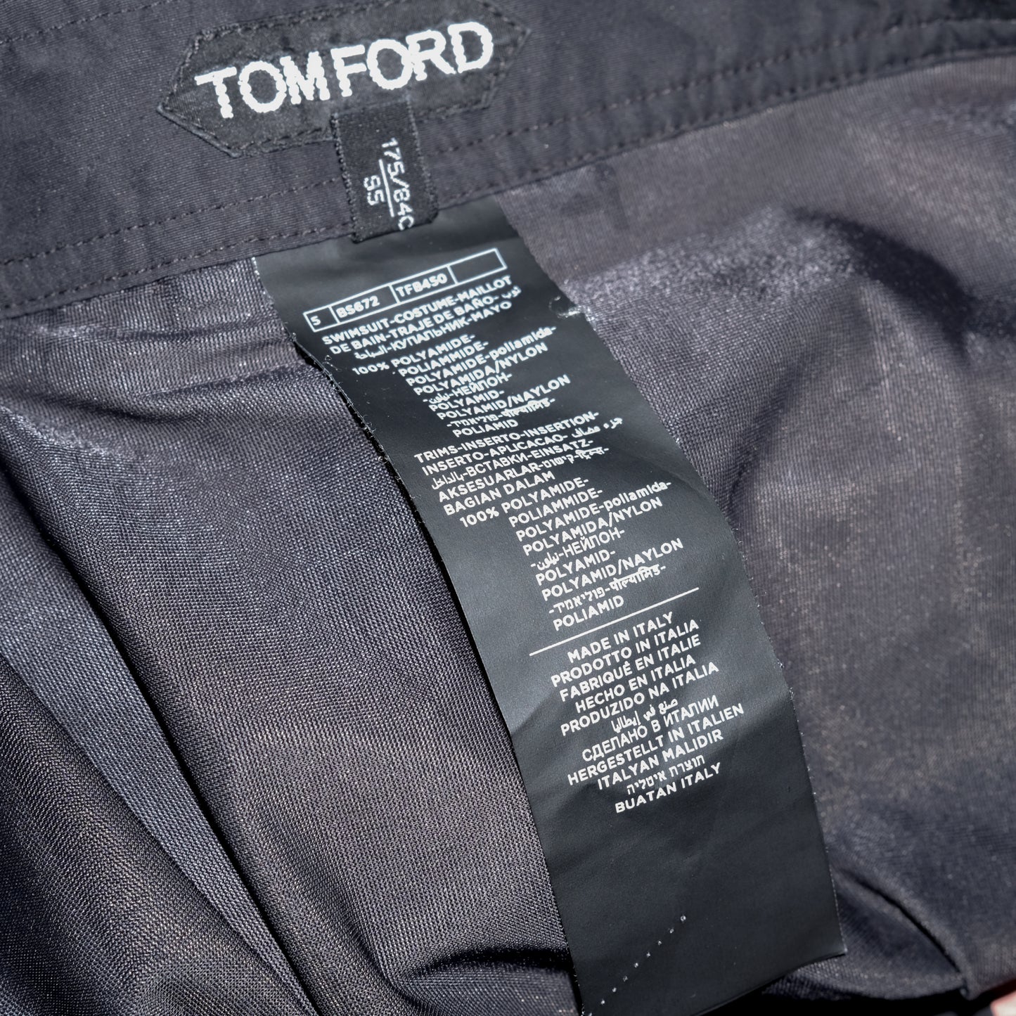 TOM FORD - PRINTED SWIM SHORTS MEN (M)
