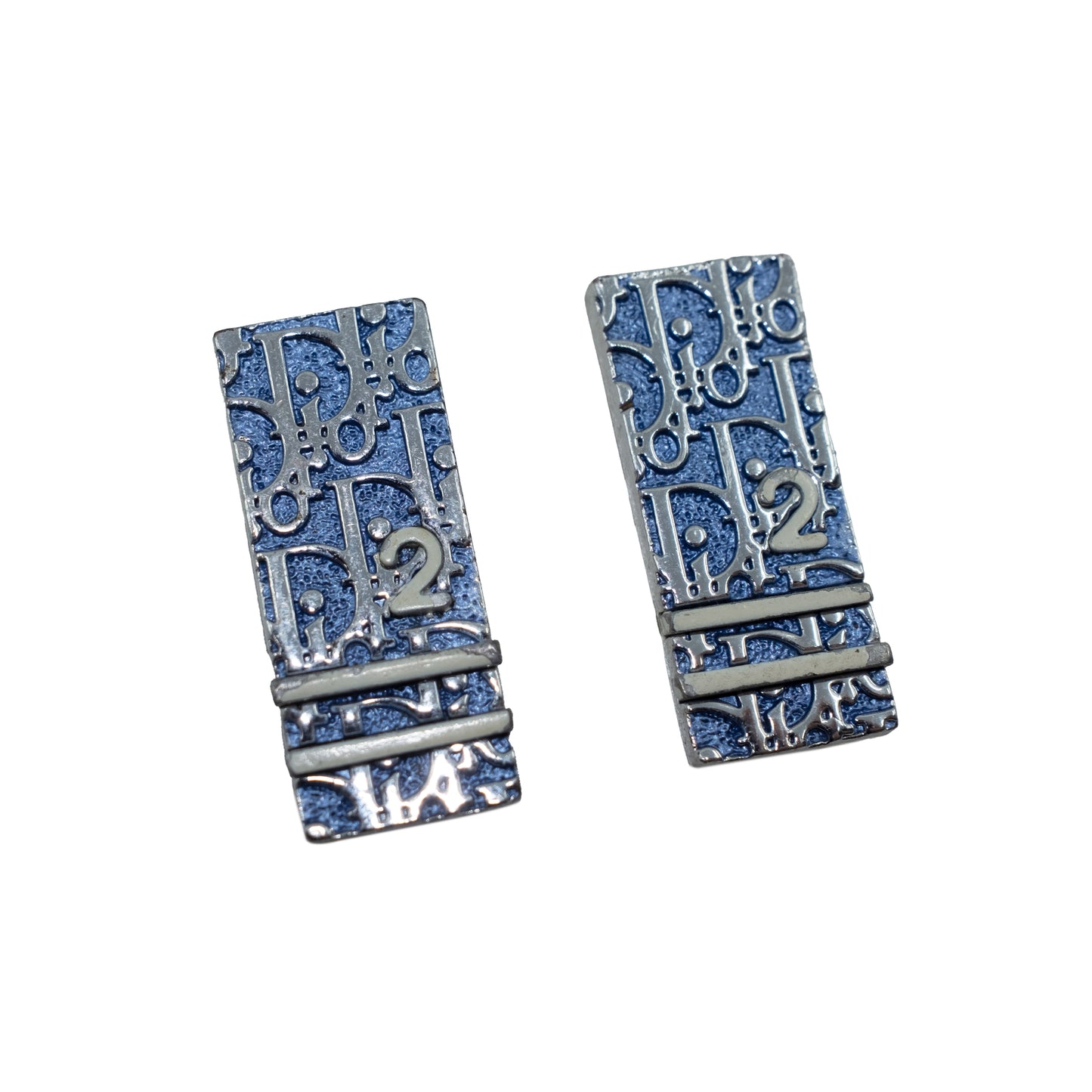 CHRISTIAN DIOR TROTTER 2 EARRINGS