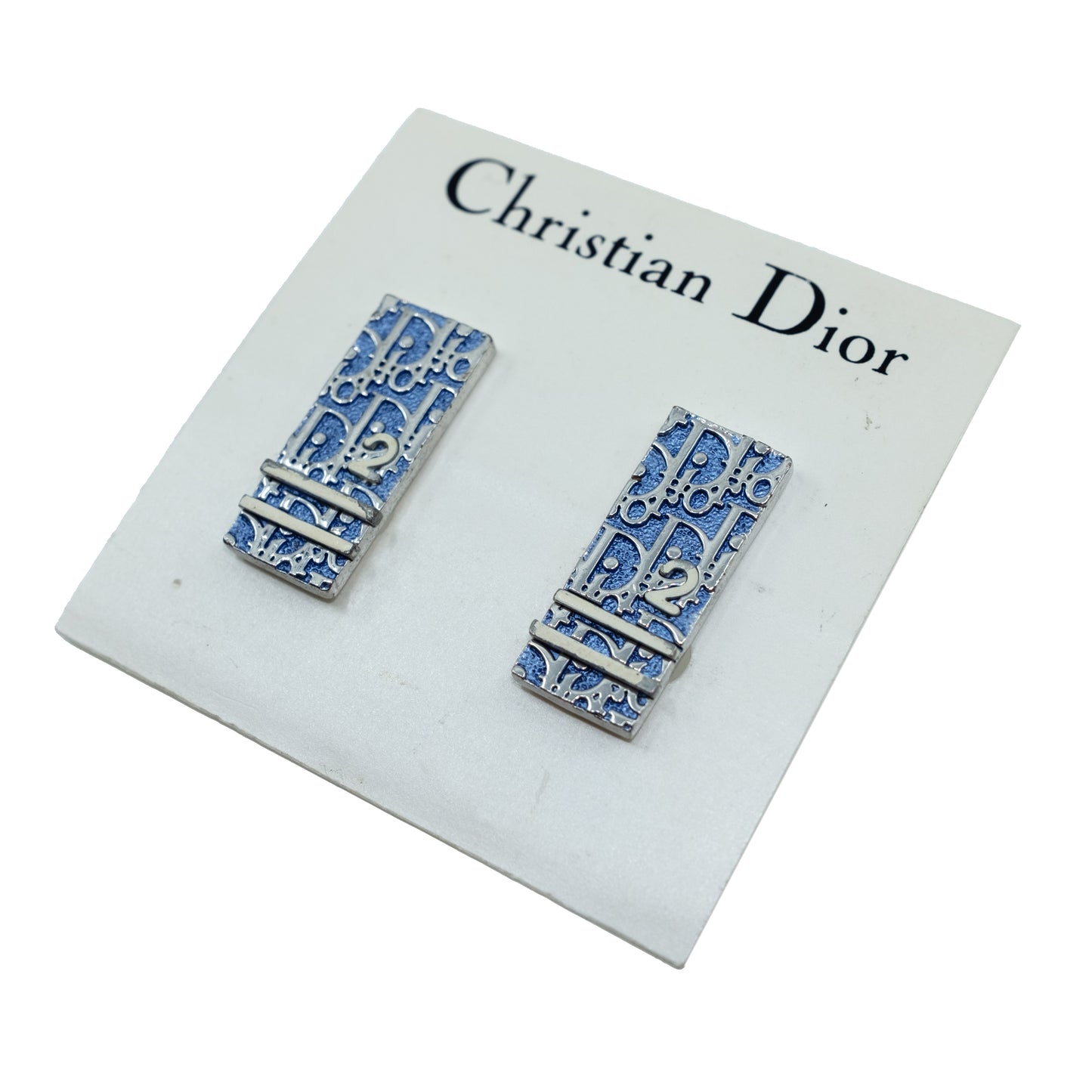 CHRISTIAN DIOR TROTTER 2 EARRINGS