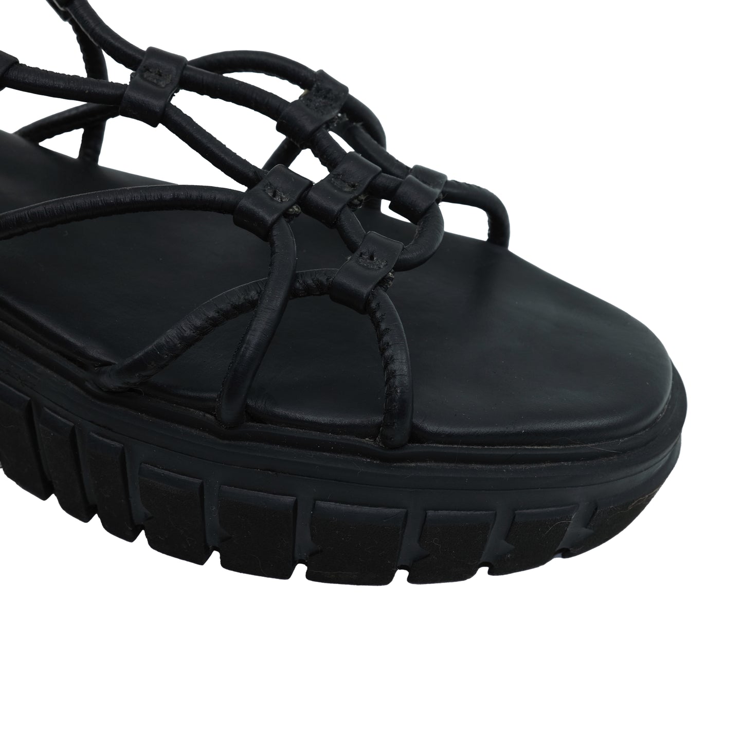 STRAPPY LEATHER SANDALS (7US)