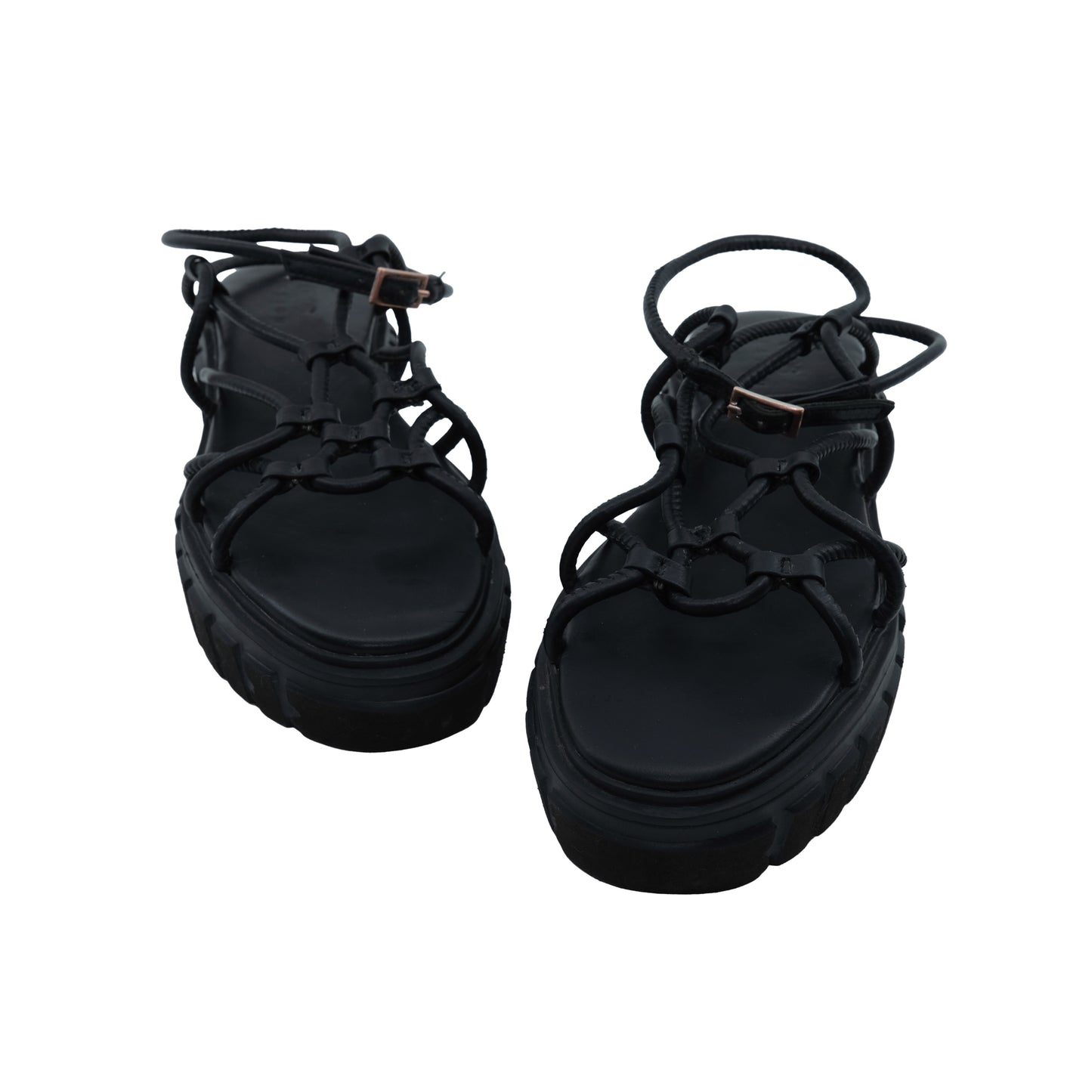 STRAPPY LEATHER SANDALS (7US)