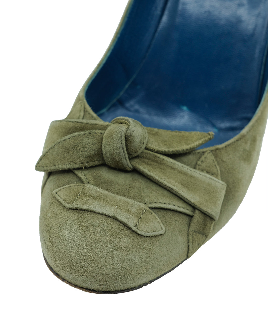 FENDI GREEN HEELS (36.5)