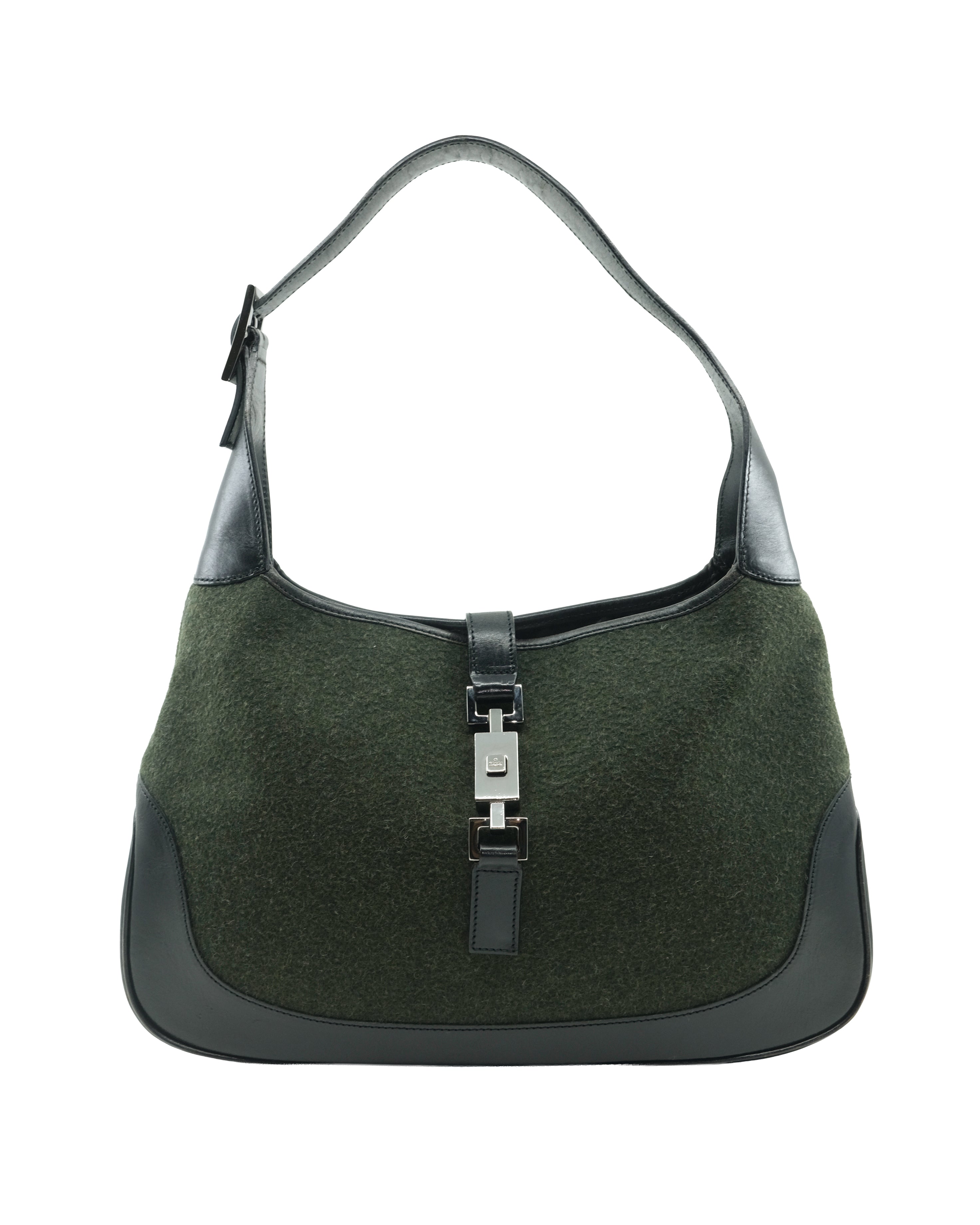 GUCCI JACKIE WOOL BAG