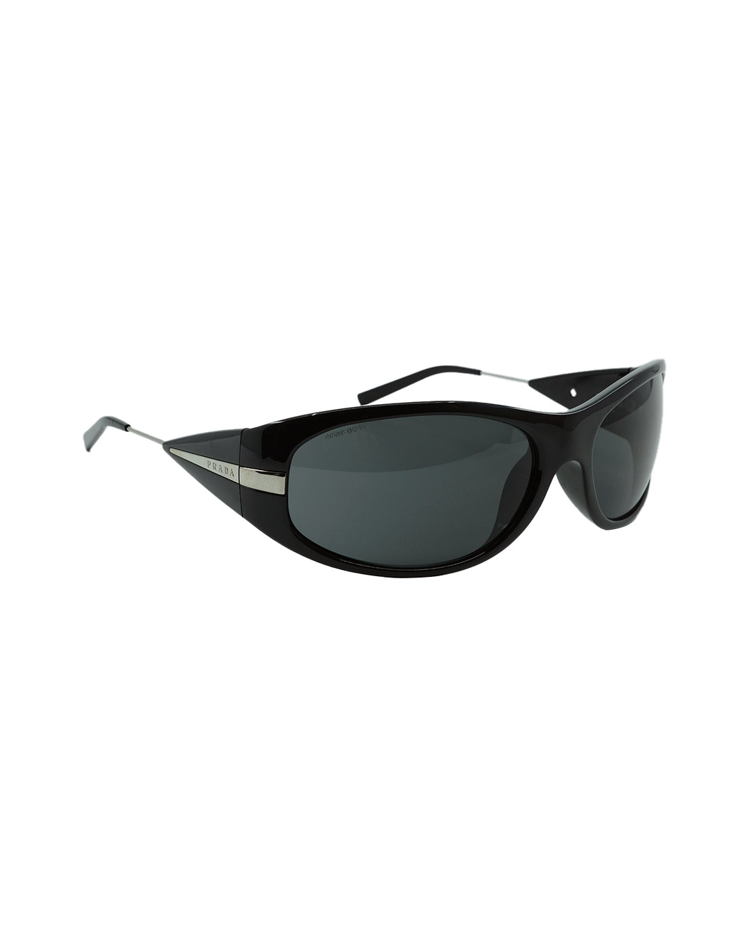 PRADA BLACK SHIELD SUNGLASSES