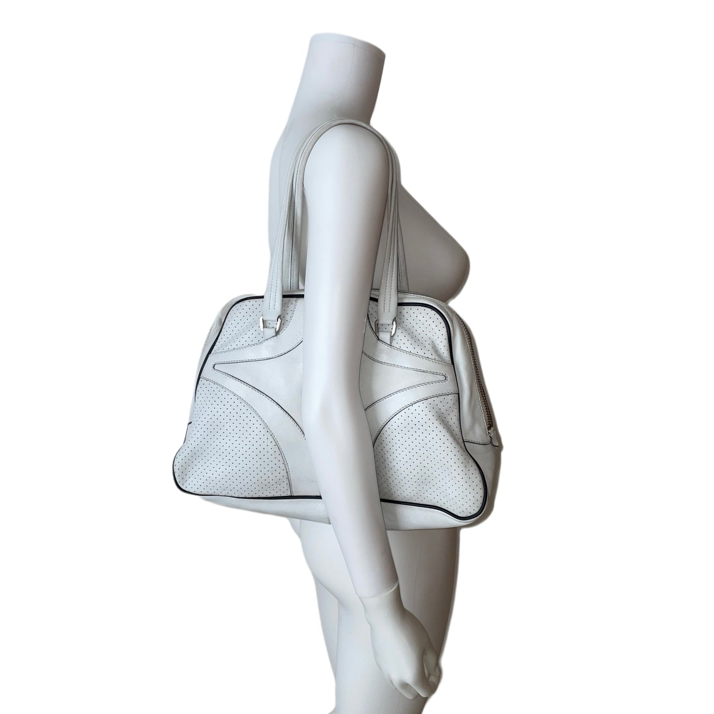 Prada vitello drive bowling bag