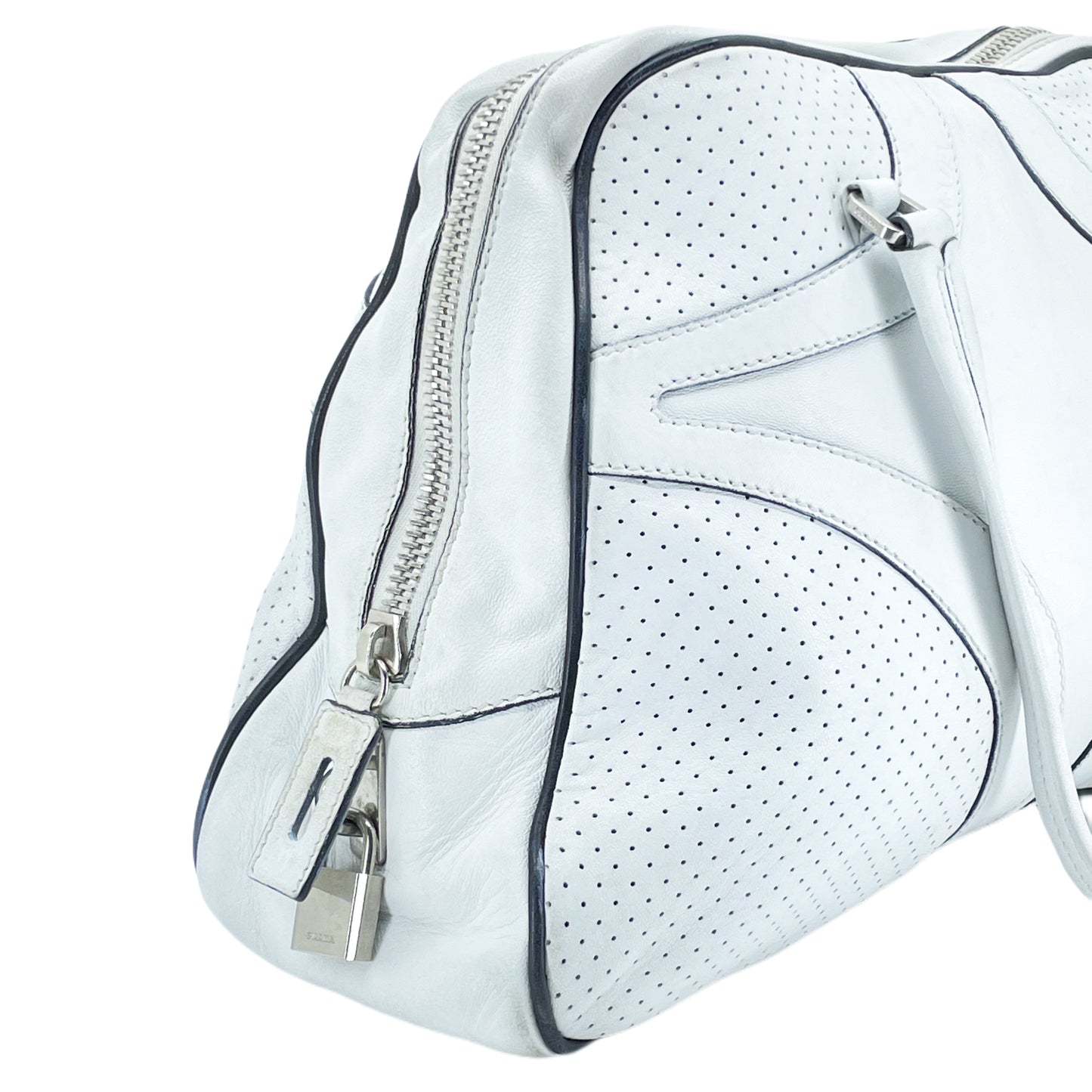 Prada vitello drive bowling bag
