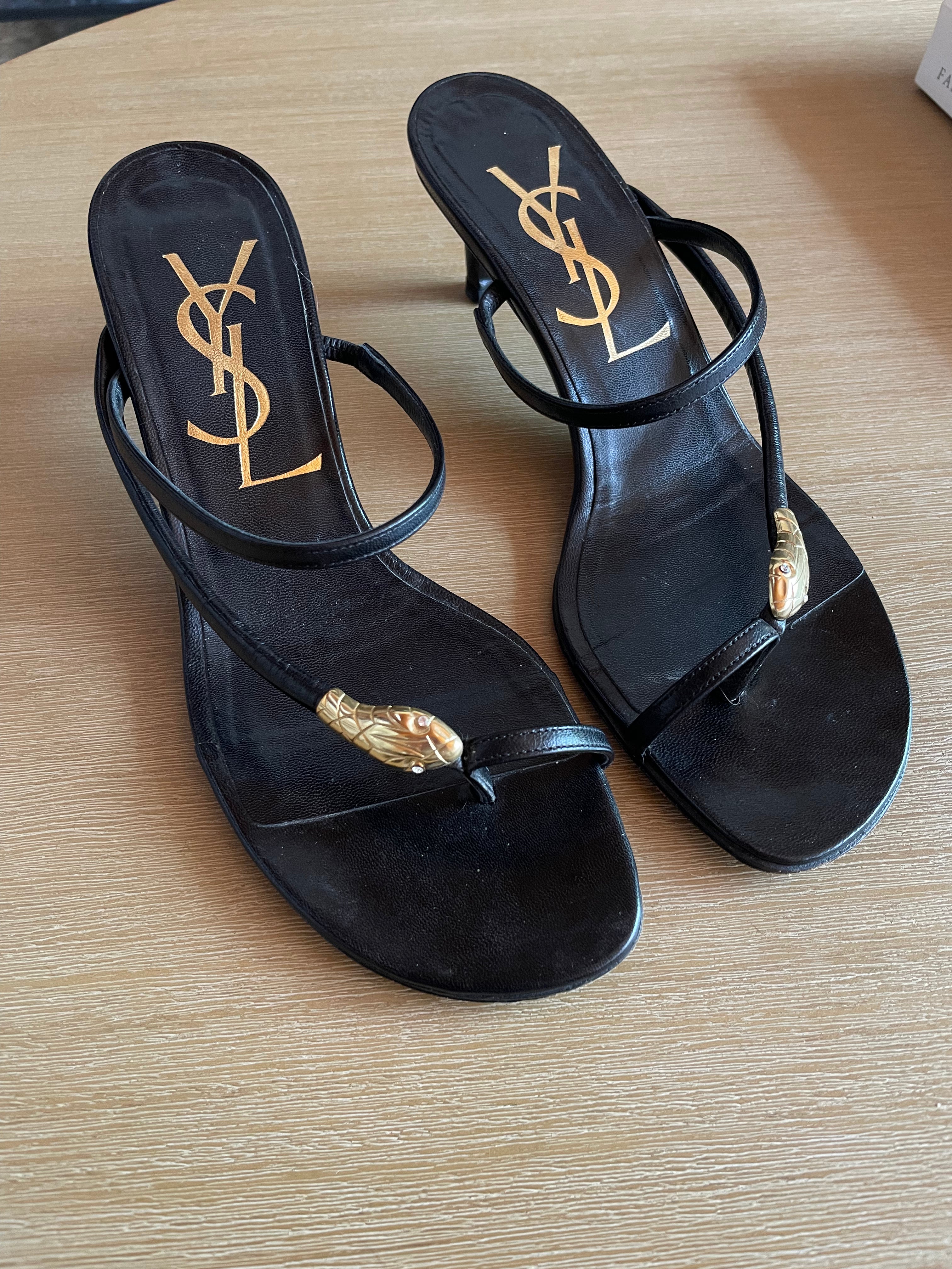 YSL serpent heels (38)