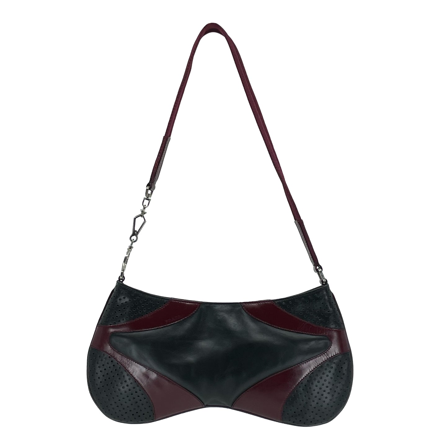 90's Prada leather shoulder bag