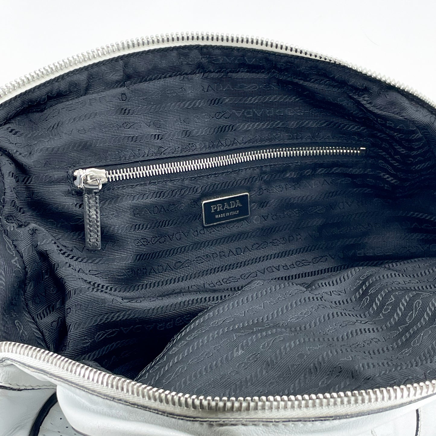Prada vitello drive bowling bag