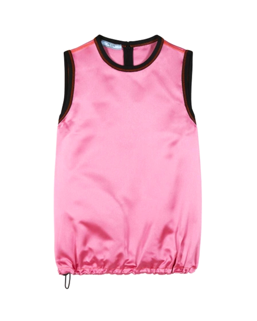 PRADA SILK SATIN TOP (M)