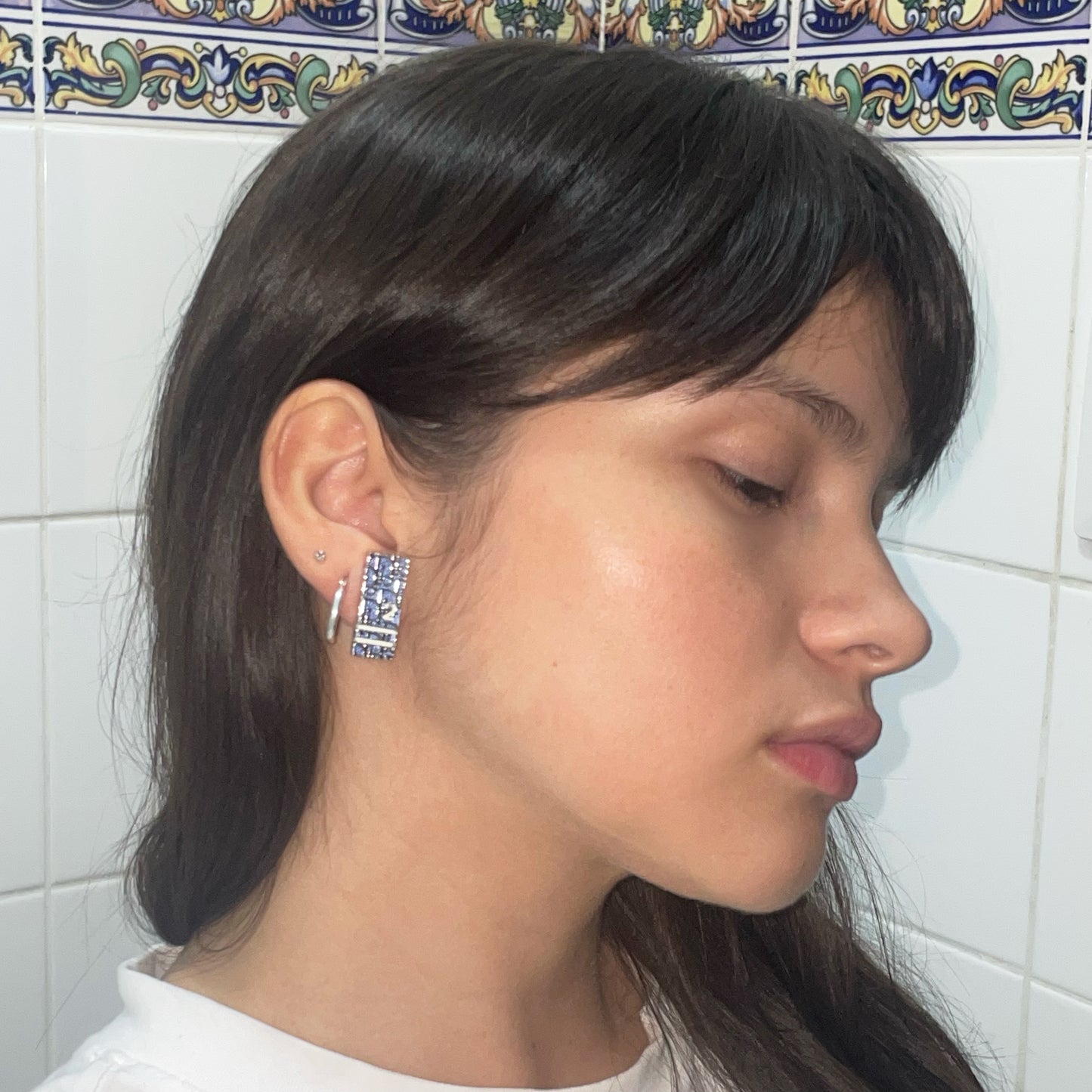CHRISTIAN DIOR TROTTER 2 EARRINGS