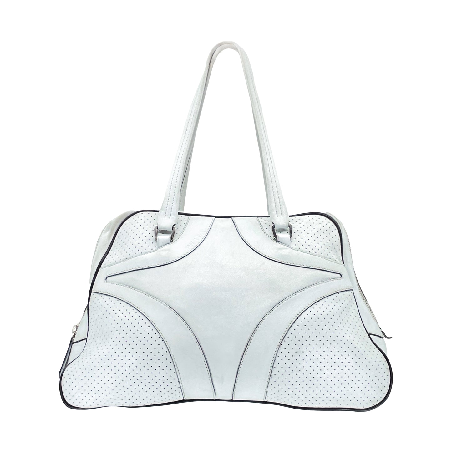 Prada vitello drive bowling bag