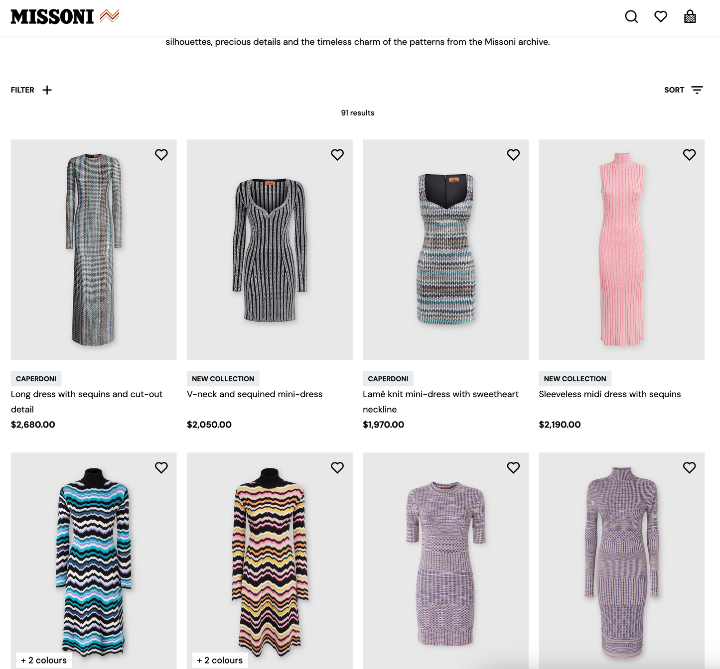 Missoni dress (S)