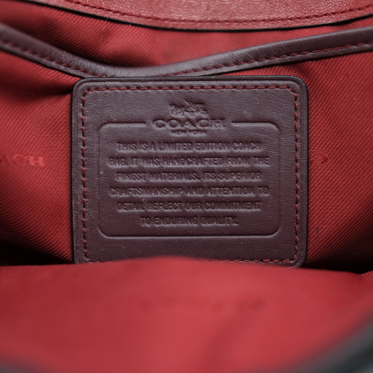 Coach Dinky bag limited edition