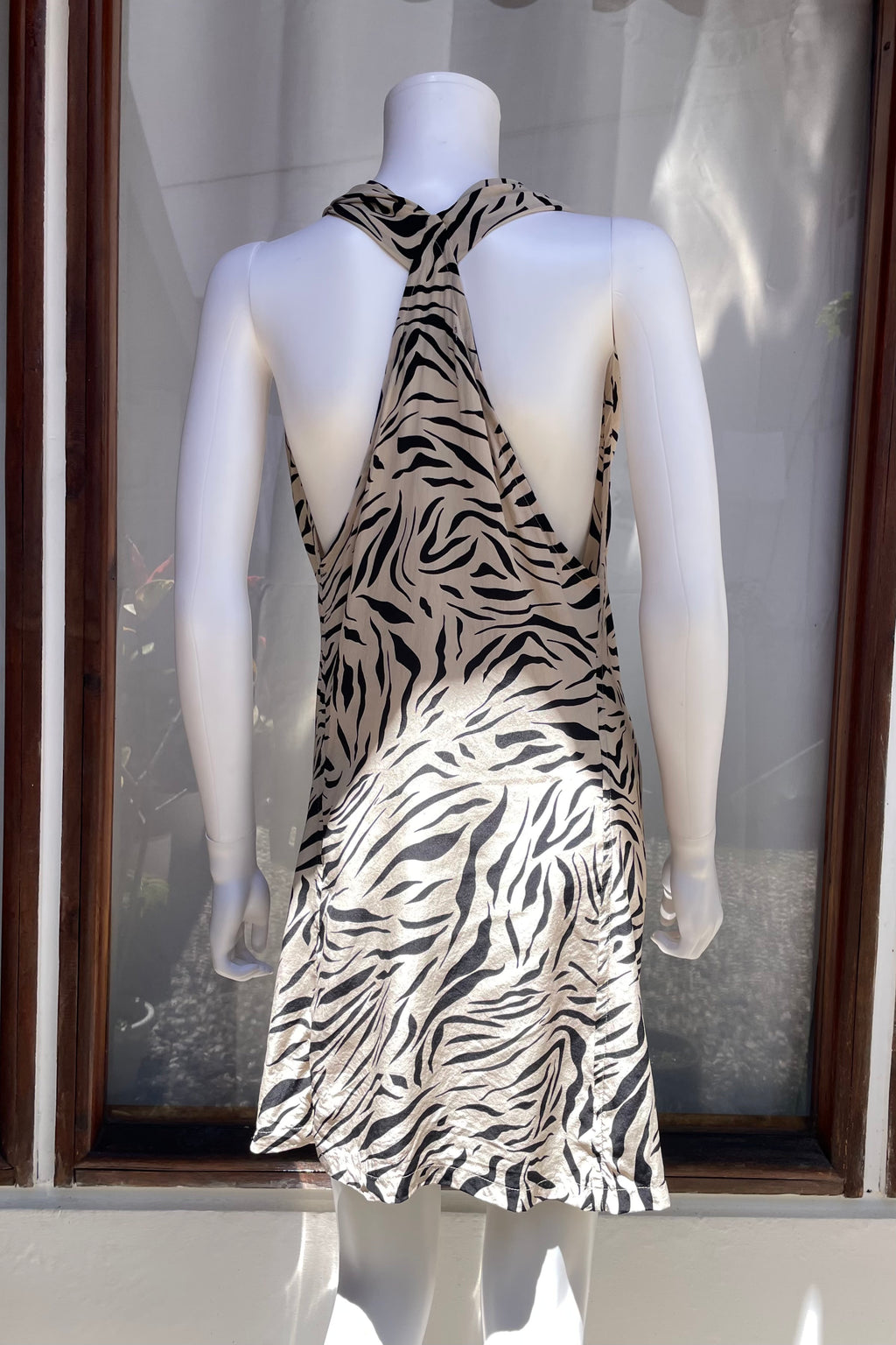 NICHOLAS K SILK ANIMAL PRINT DRESS (L)