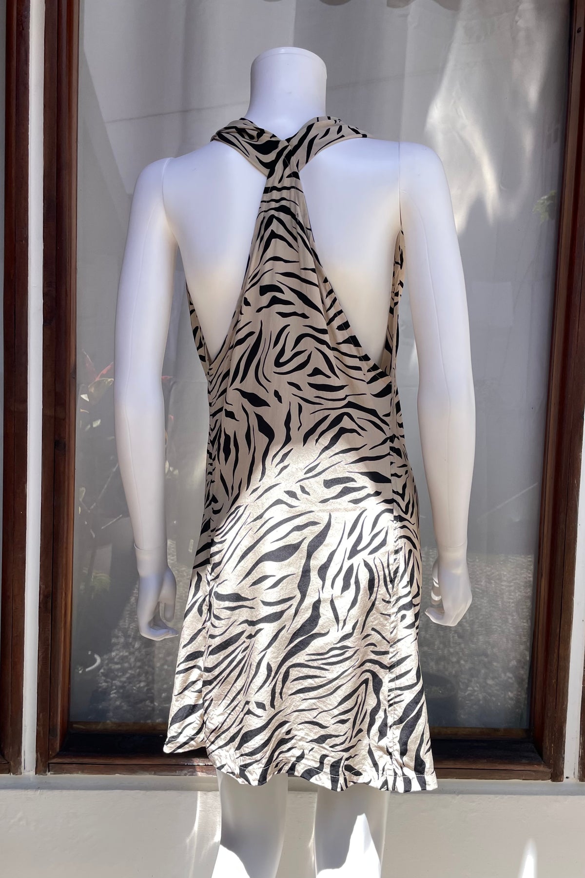 NICHOLAS K SILK ANIMAL PRINT DRESS (L)
