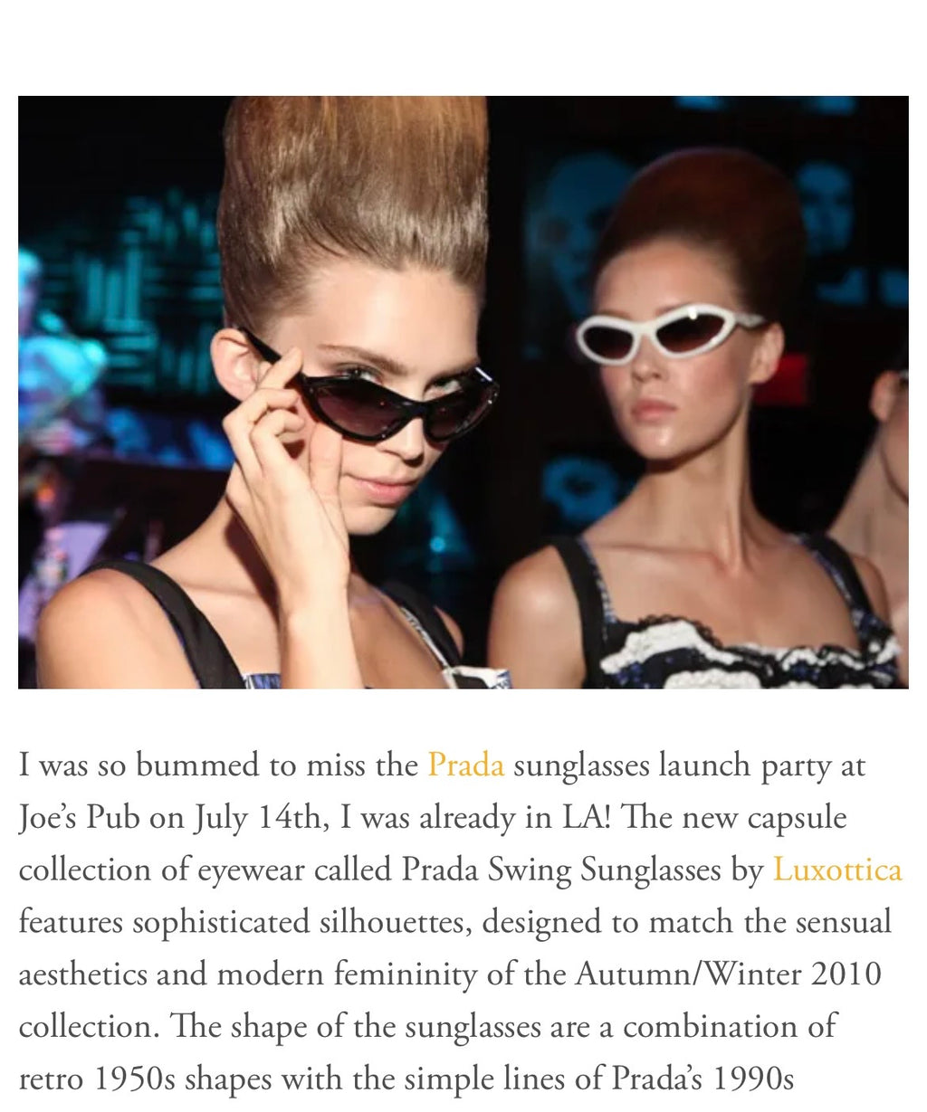 PRADA SWING SUNGLASSES