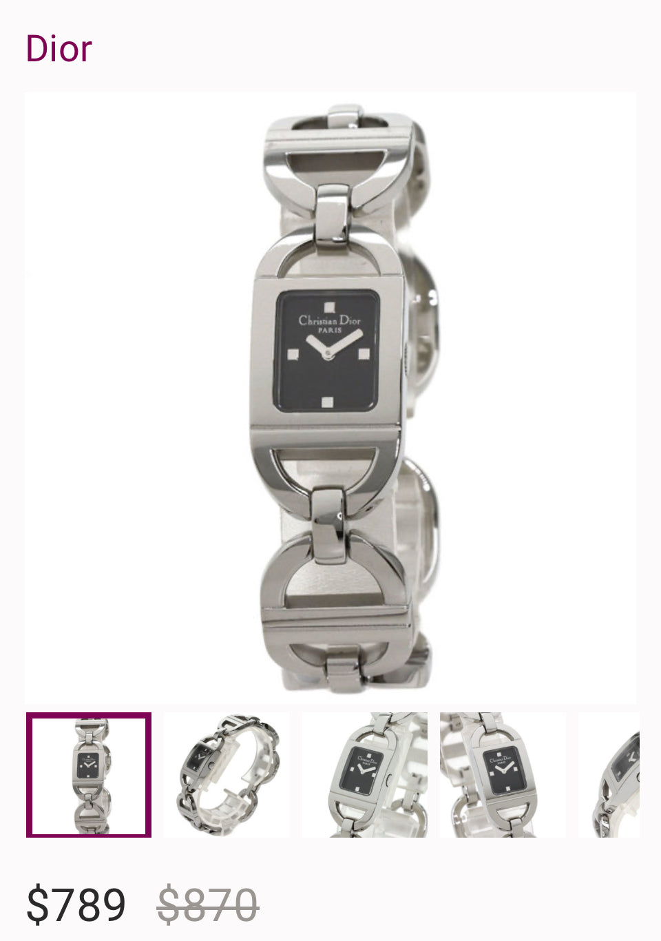 DIOR MALICE WATCH