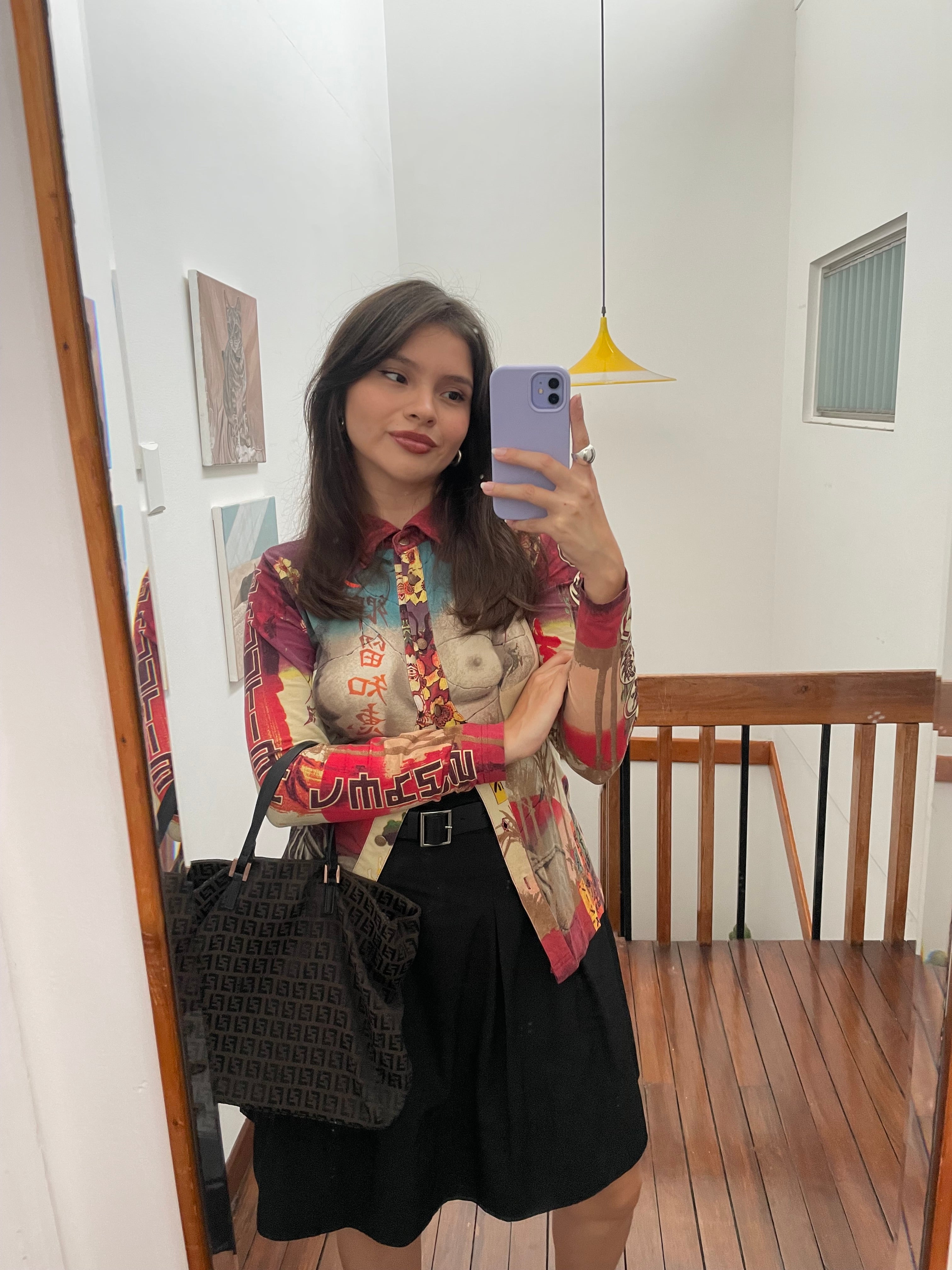 FENDI ZUCCA BROWN BAG