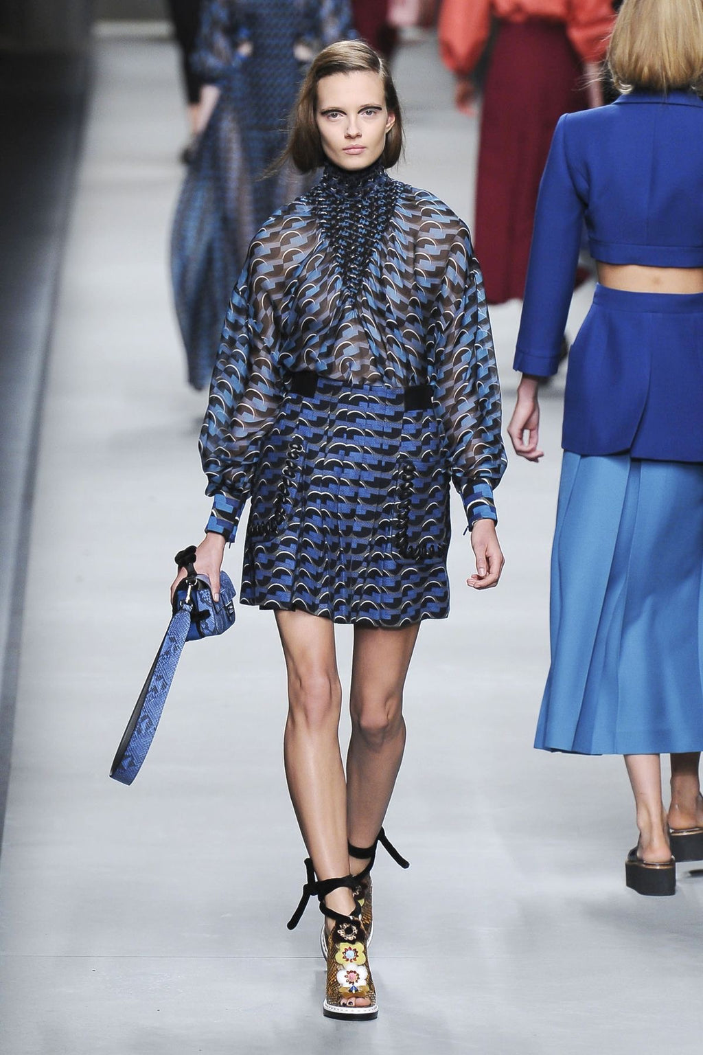 S/S 2016 FENDI RUNWAY SKIRT (M)