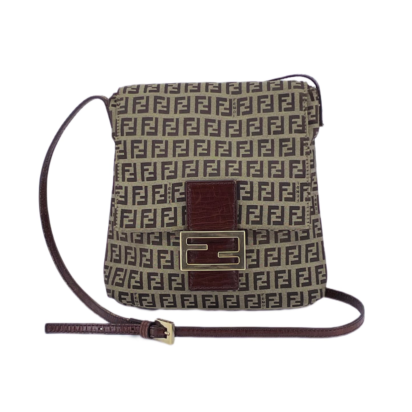 Fendi zucca crossbody bag