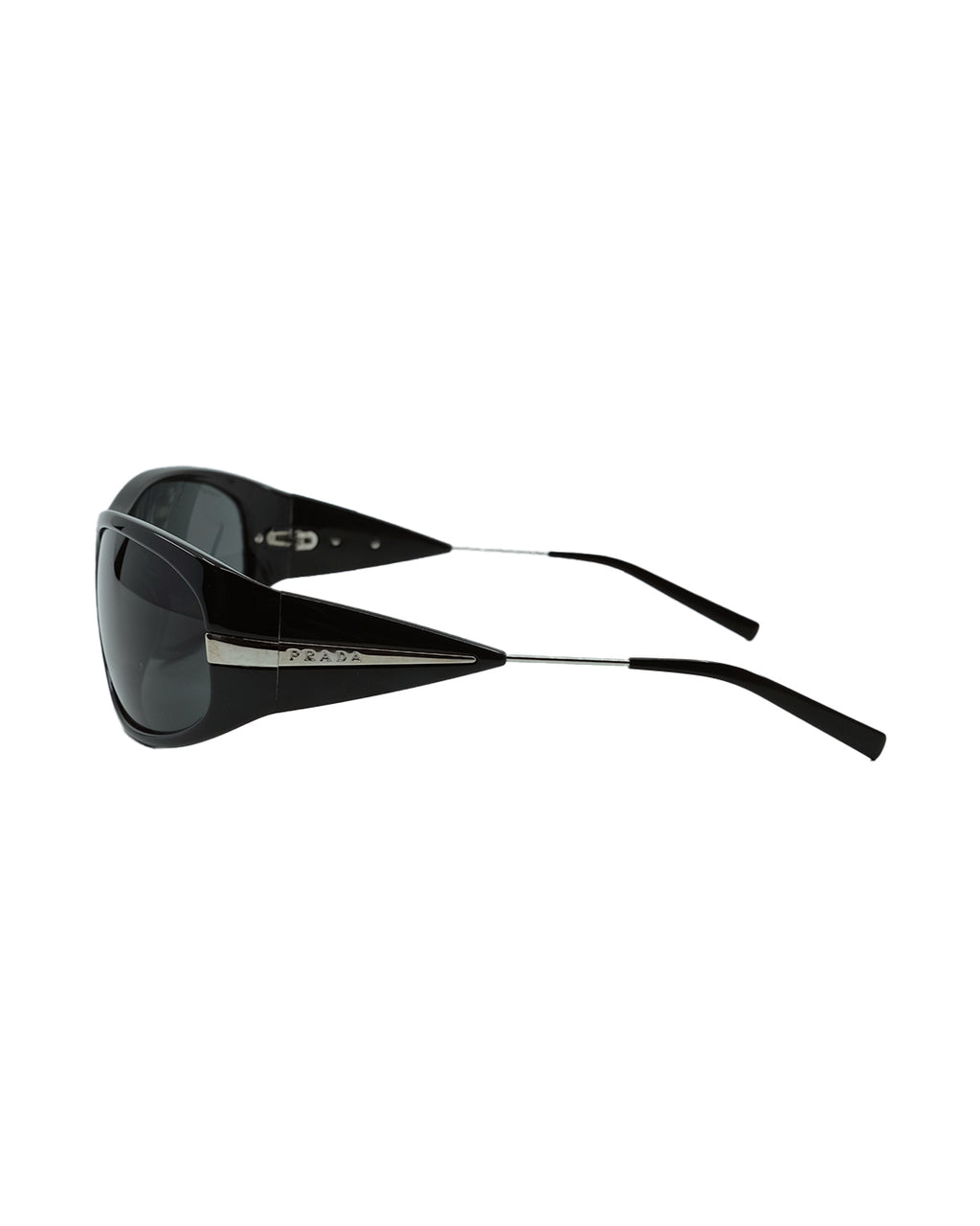 PRADA BLACK SHIELD SUNGLASSES
