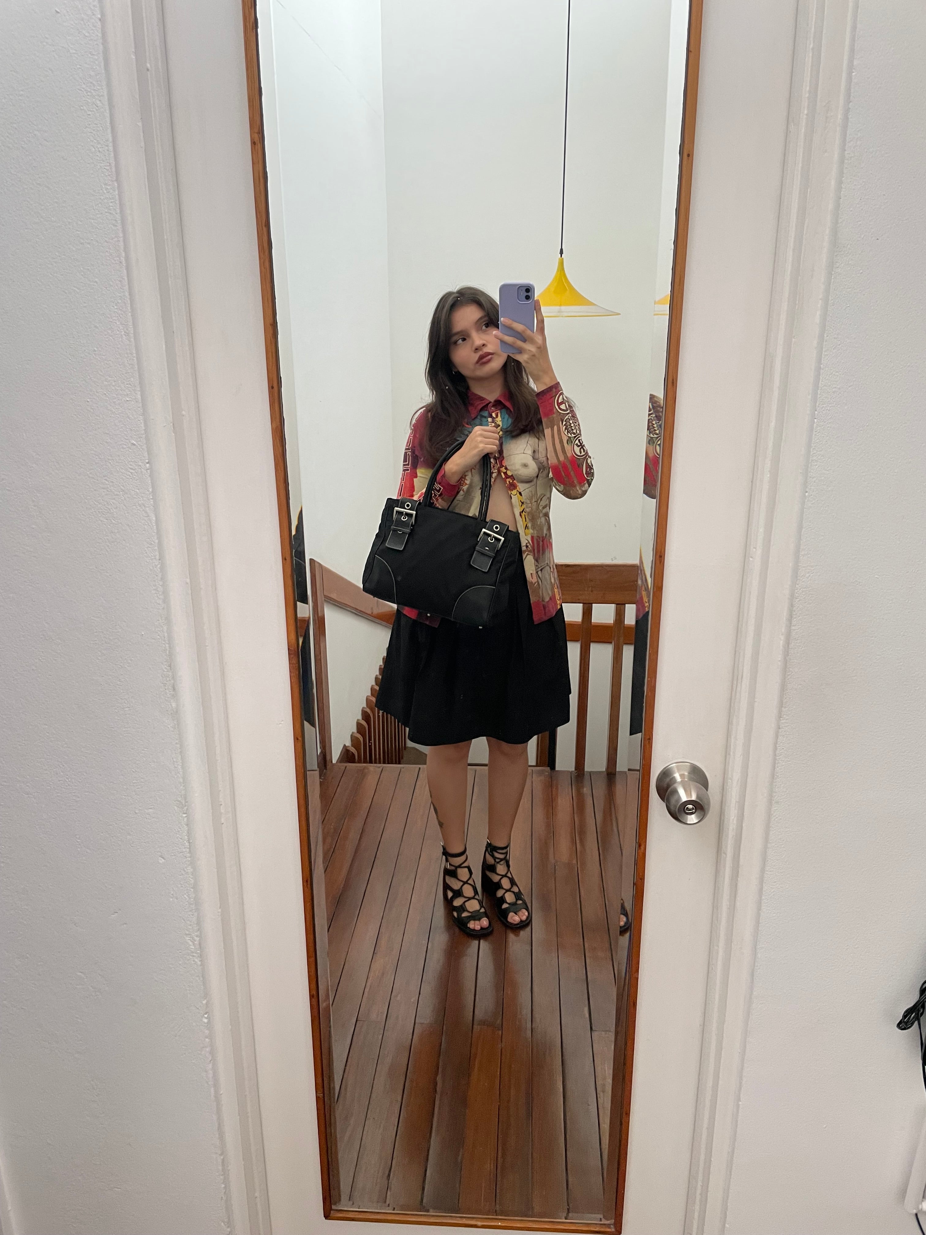 PRADA NYLON BUCKLE BAG
